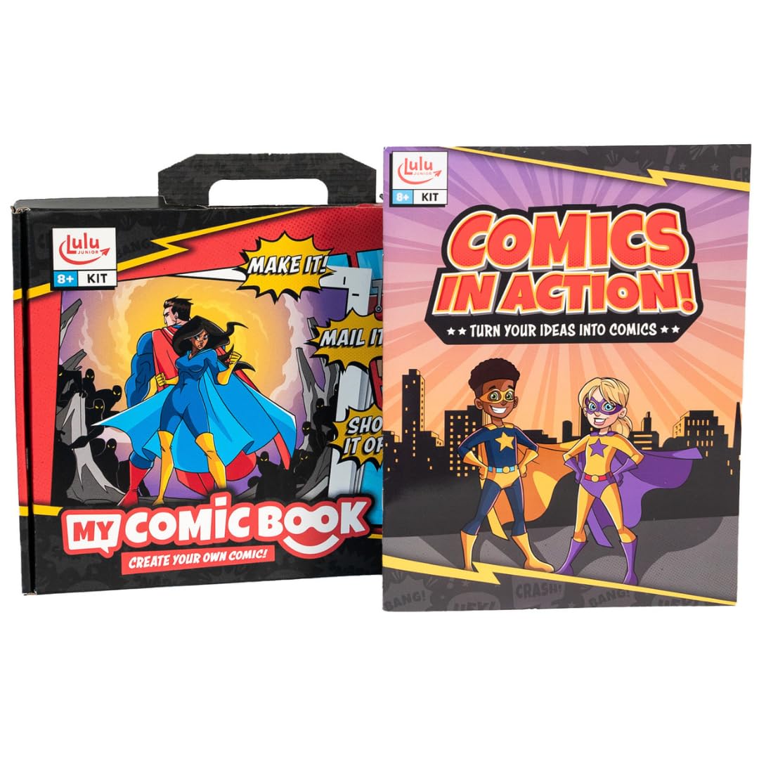 Lulu Jr. My Comic Book Making Kit, Multicolor