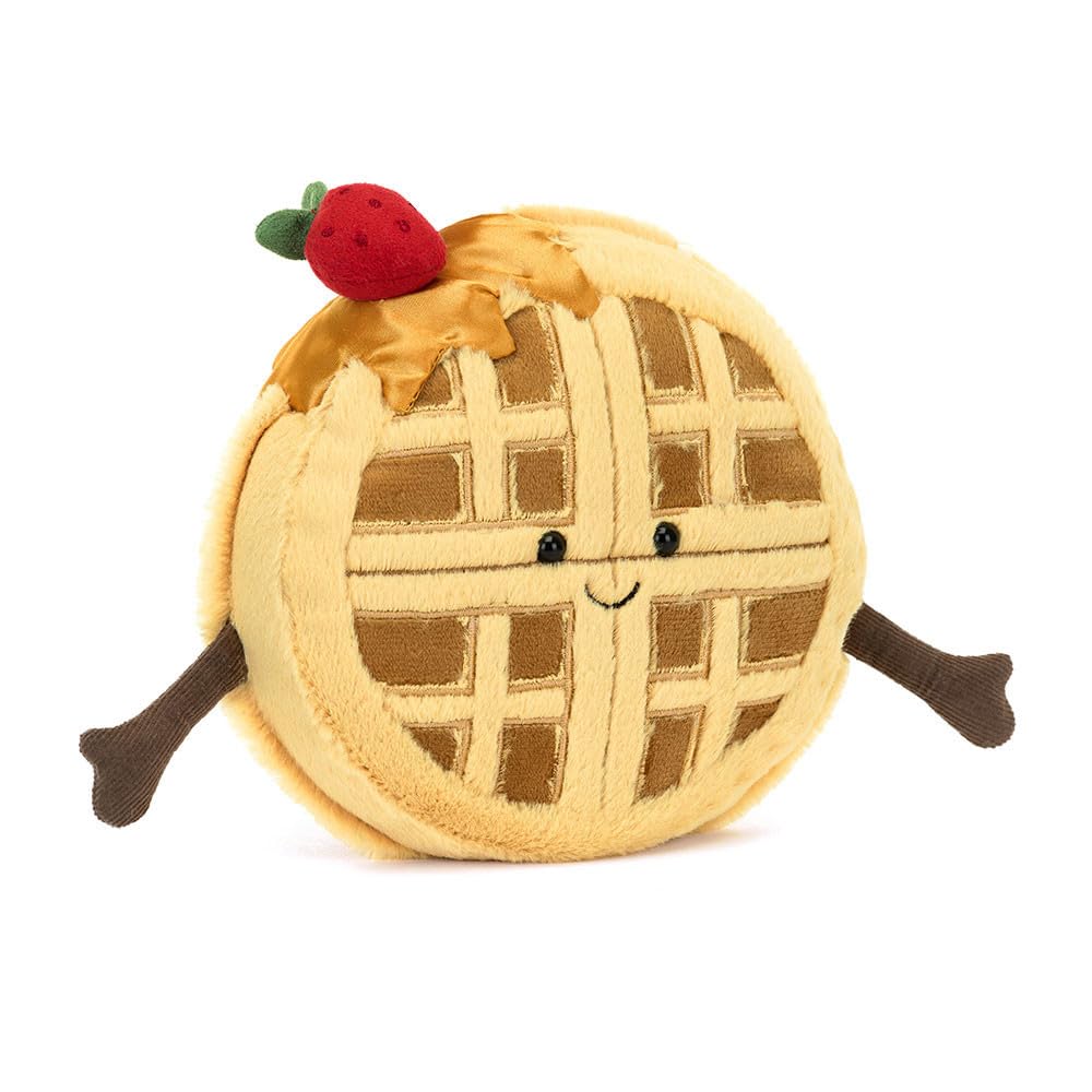 Jellycat Amuseable Rene Waffle, 6 inches - Fun Gift Idea