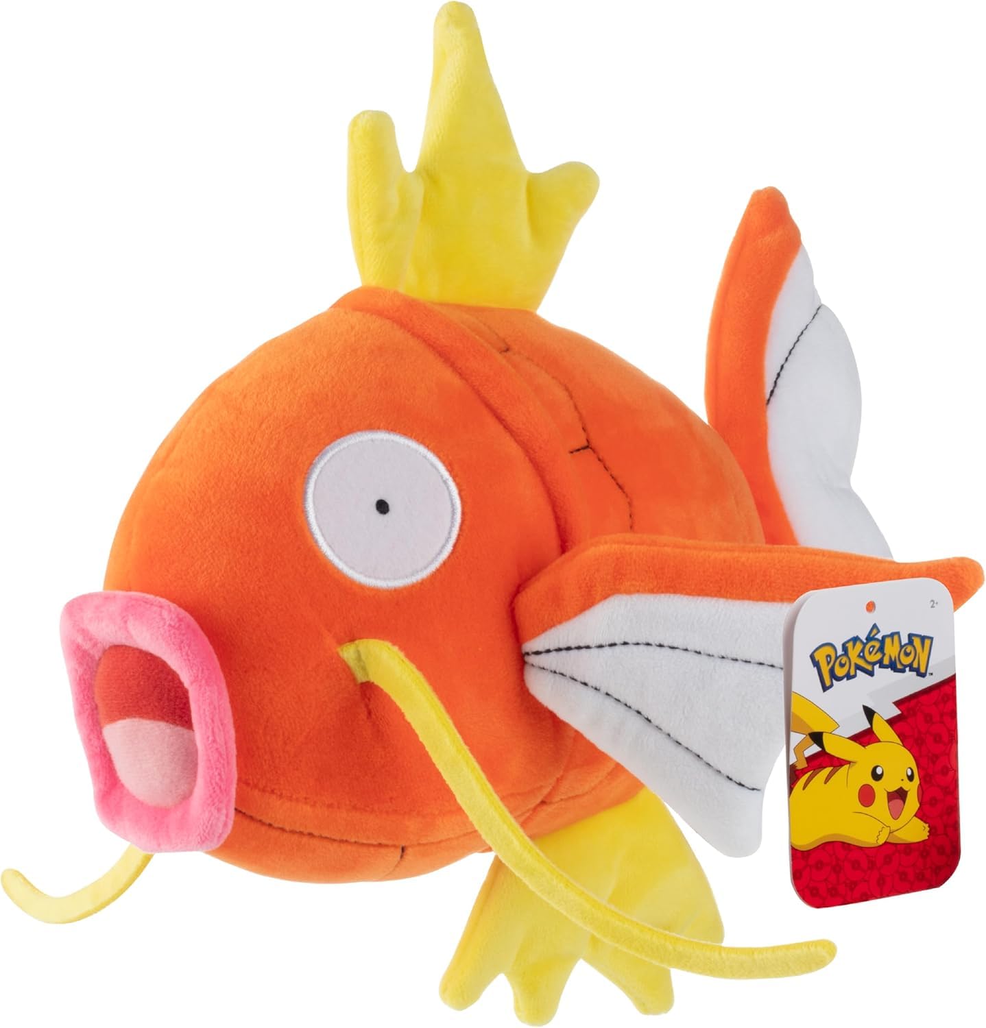 Pokémon 8" Magikarp Plush - Officially Licensed - Generation 1 Figure - Authentic Soft Stuffed Animal Toy - Easter Basket Stuffer Gift for Kids, Boys, Girls - 2+