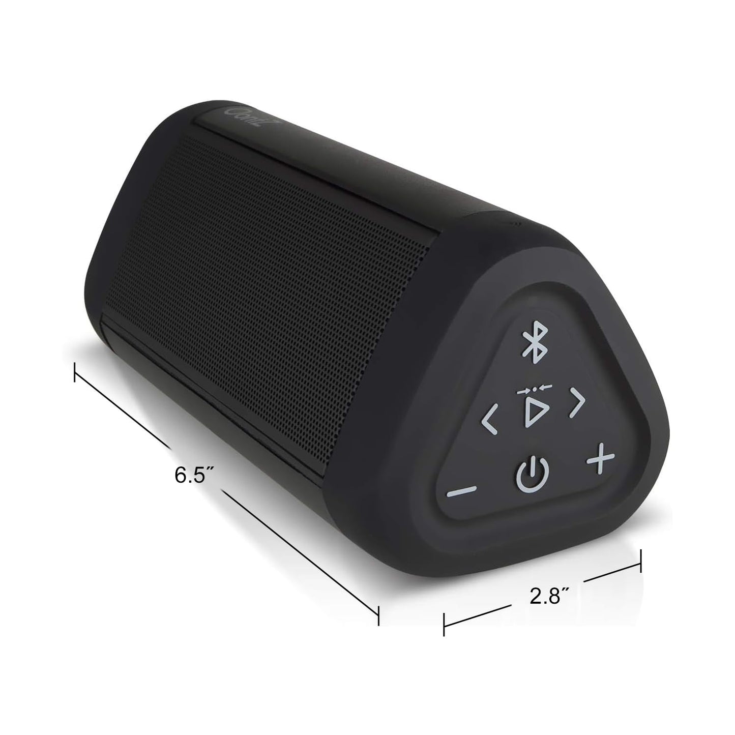 OontZ Ultra Bluetooth Speaker, Dual Edition Waterproof Bluetooth Speaker, Aux input, 14 Watts, Surround Sound, Rich Bass, Portable Wireless Speaker, Indoor Outdoor Speaker 20 hrs playtime (Black-Dual)