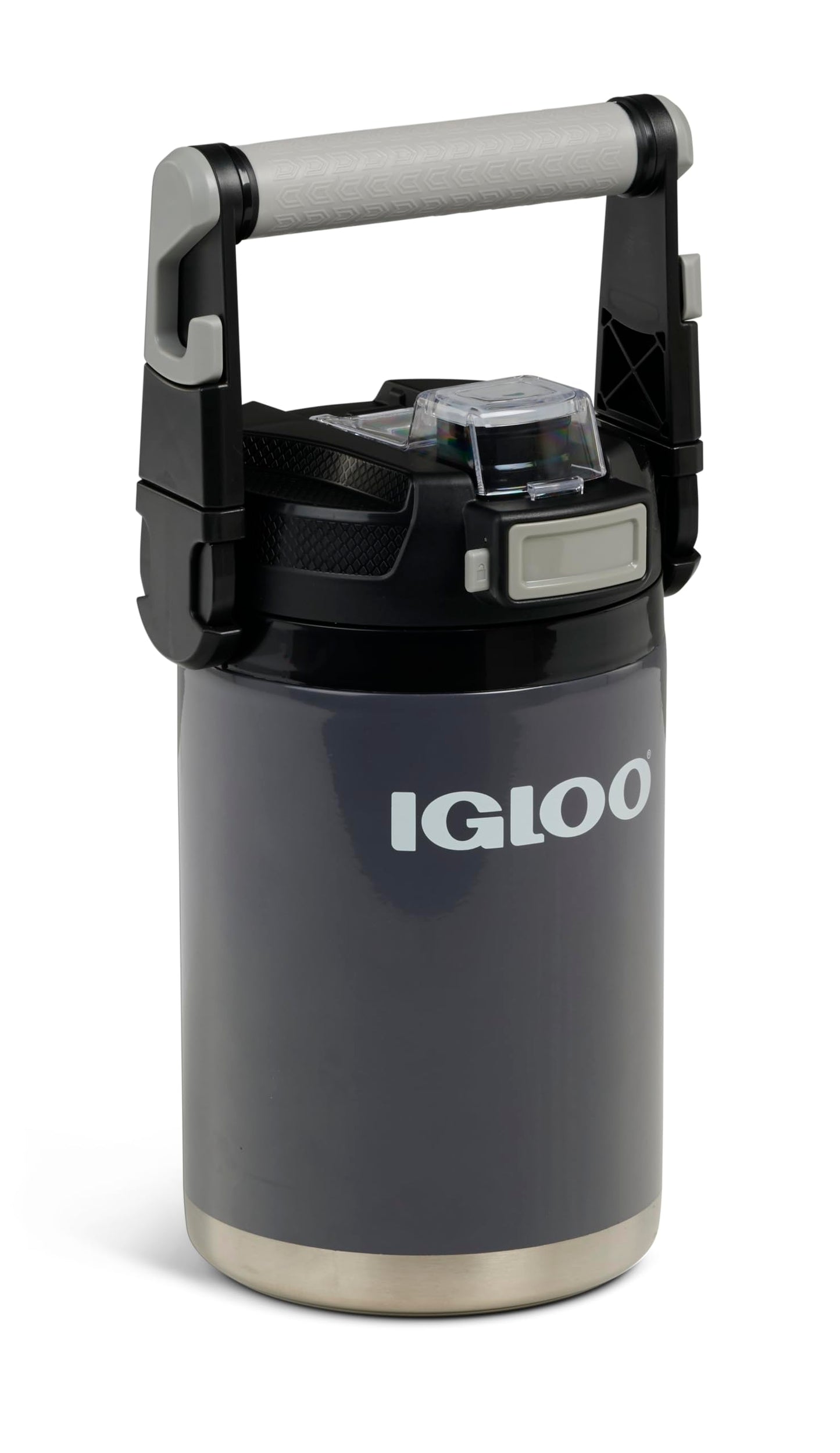 Igloo Rival Fusion 54OZ Insulated Water Jug, Large Water Bottle, Sports Water Jug, Grey