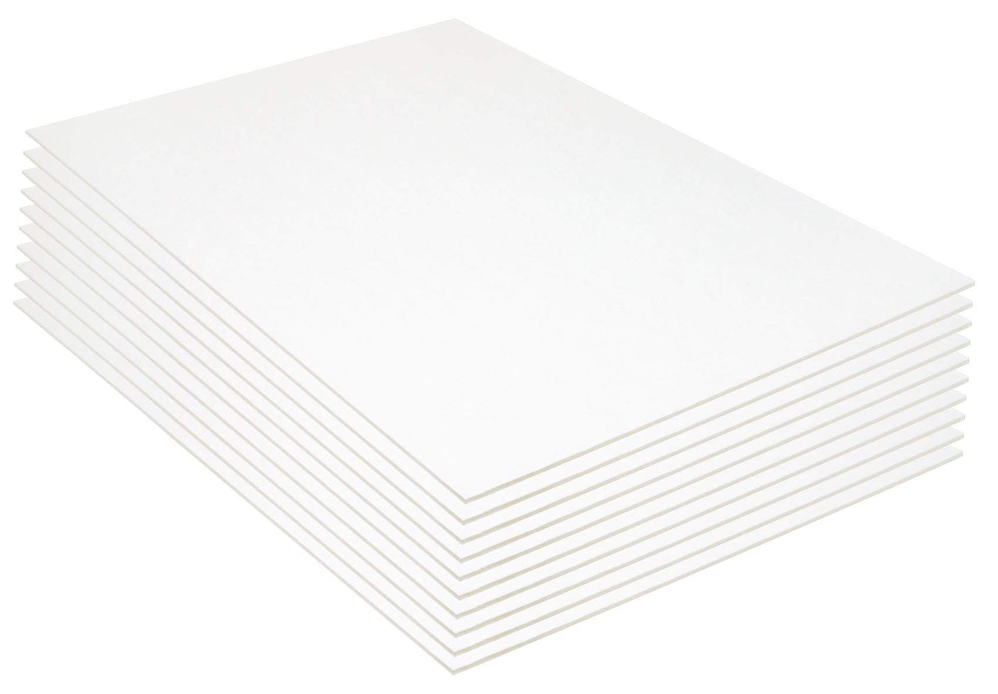 UCreate Foam Board, White, 20" x 30", 10 Sheets