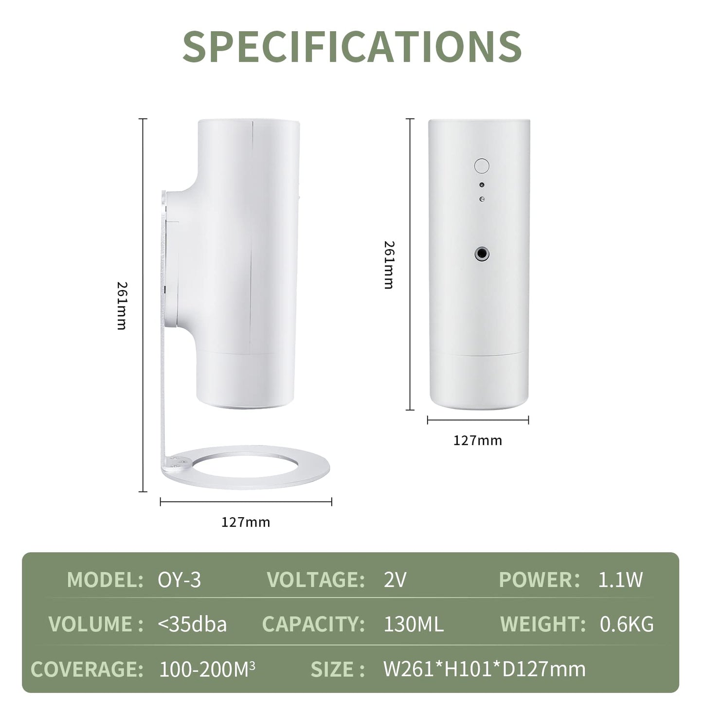 OScentPro Bluetooth Scent Air Machine for Home, 130ml/1000 Sq. Ft Smart Aromatherapy Waterless Diffuser for Essential Oils, Desktop Aroma Diffuser for Business, Office, Spa, Living Room