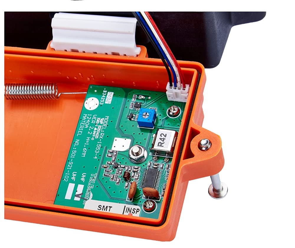 Hoist Crane Wireless Remote Control Double Transmitters Industrial Channel Lift Radio F21-E1 (AC/DC 65V-440V 1 Transmitter + 1 Receiver)