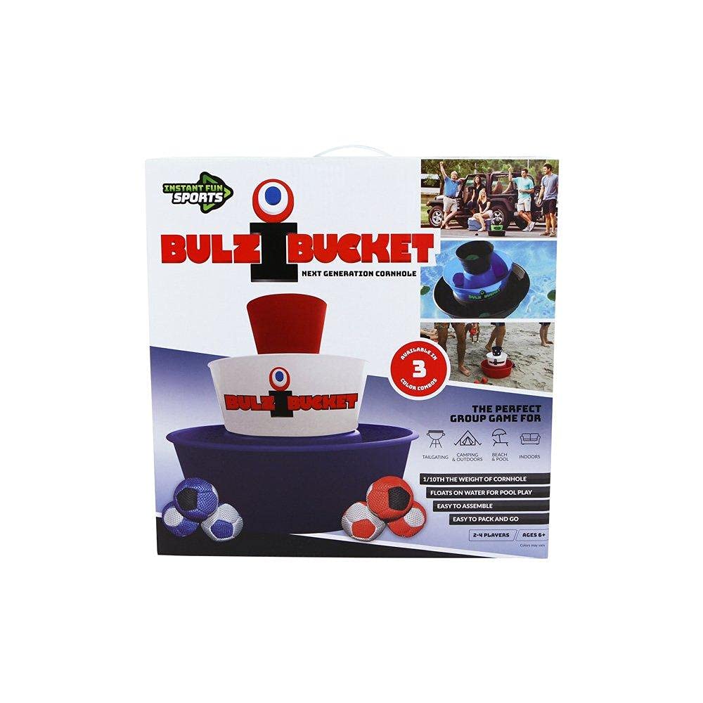 BULZiBUCKET Beach, Tailgate, Camping, Yard Game Indoor/Outdoor by Water Sports, Perfect for Family Game Night, Outdoor Games, Red/White/Blue