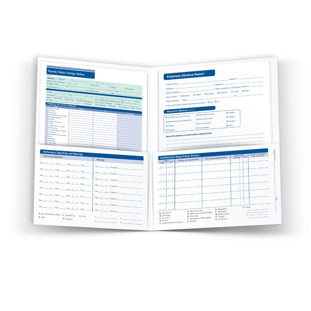 ComplyRight (A0503AMZ) Confidential Employee Record Folder, 25 Pack