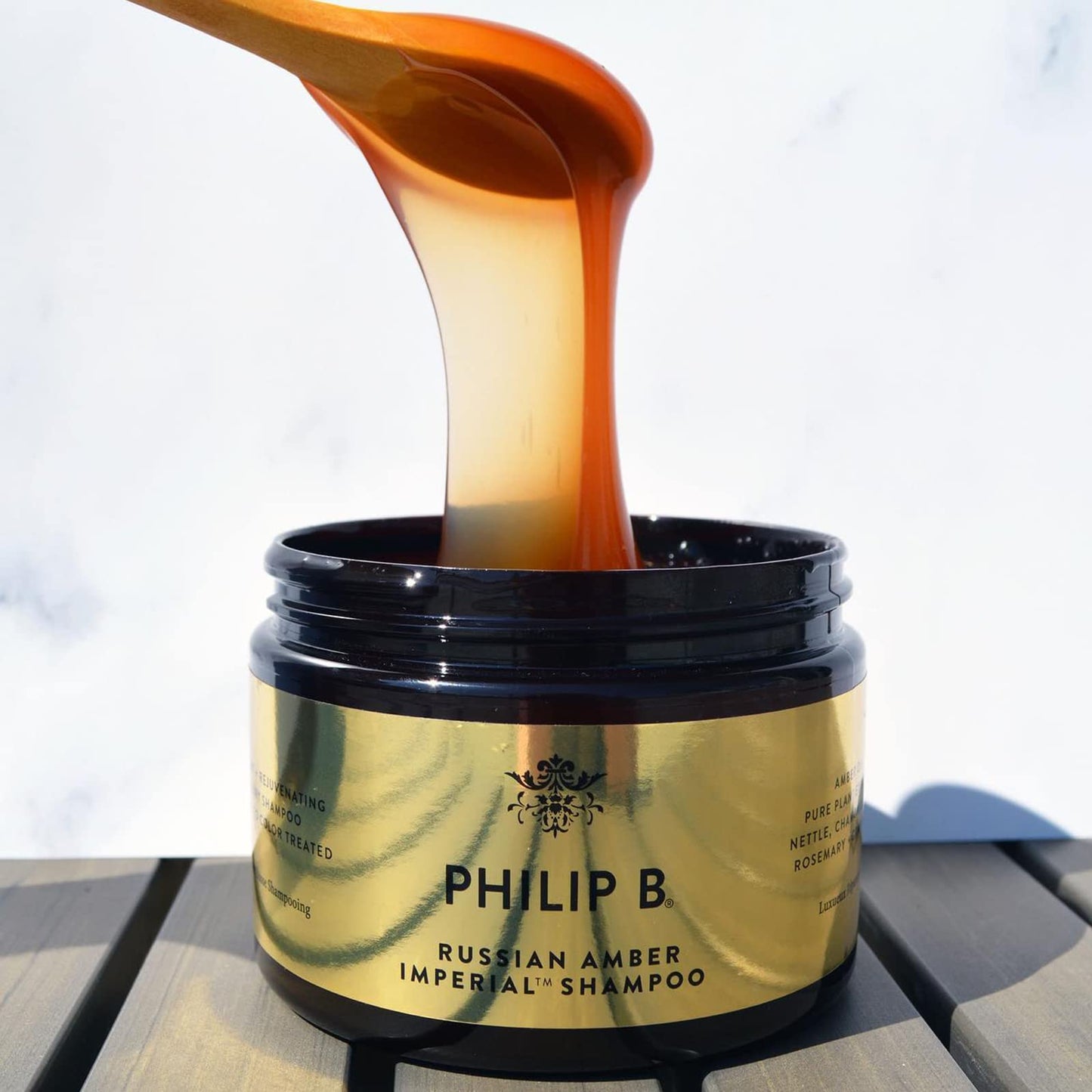 PHILIP B Russian Amber Imperial Shampoo, 3 oz (89 ml) | Restorative, Color-protective, Weightless Hydration