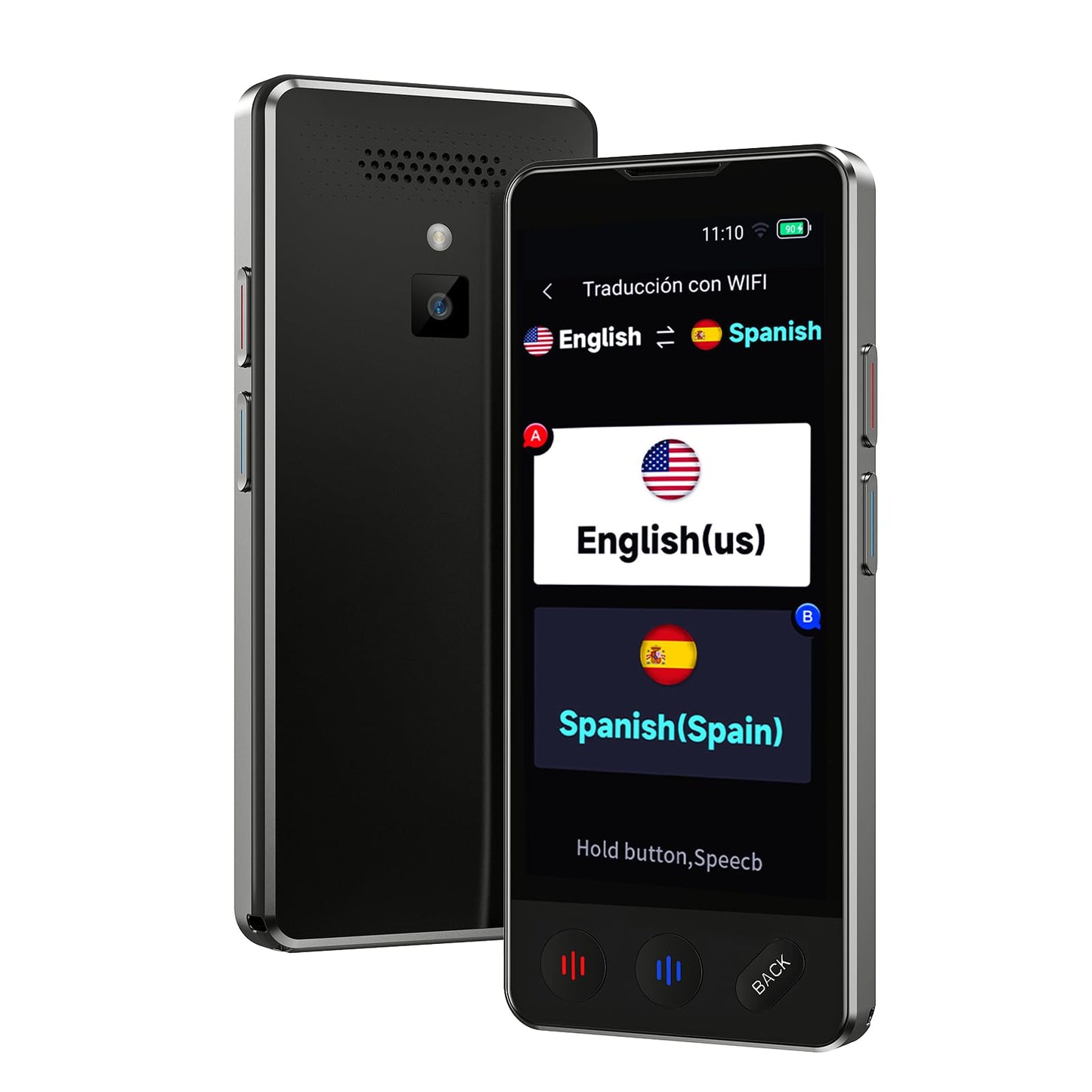 AI Language Translator Device, 2026 Upgraded Translator No WiFi Needed, Support ChatGPT, Voice Instant Two-Way 150 Language Translator, Offline/Recording/Photo Translation for Business Travel