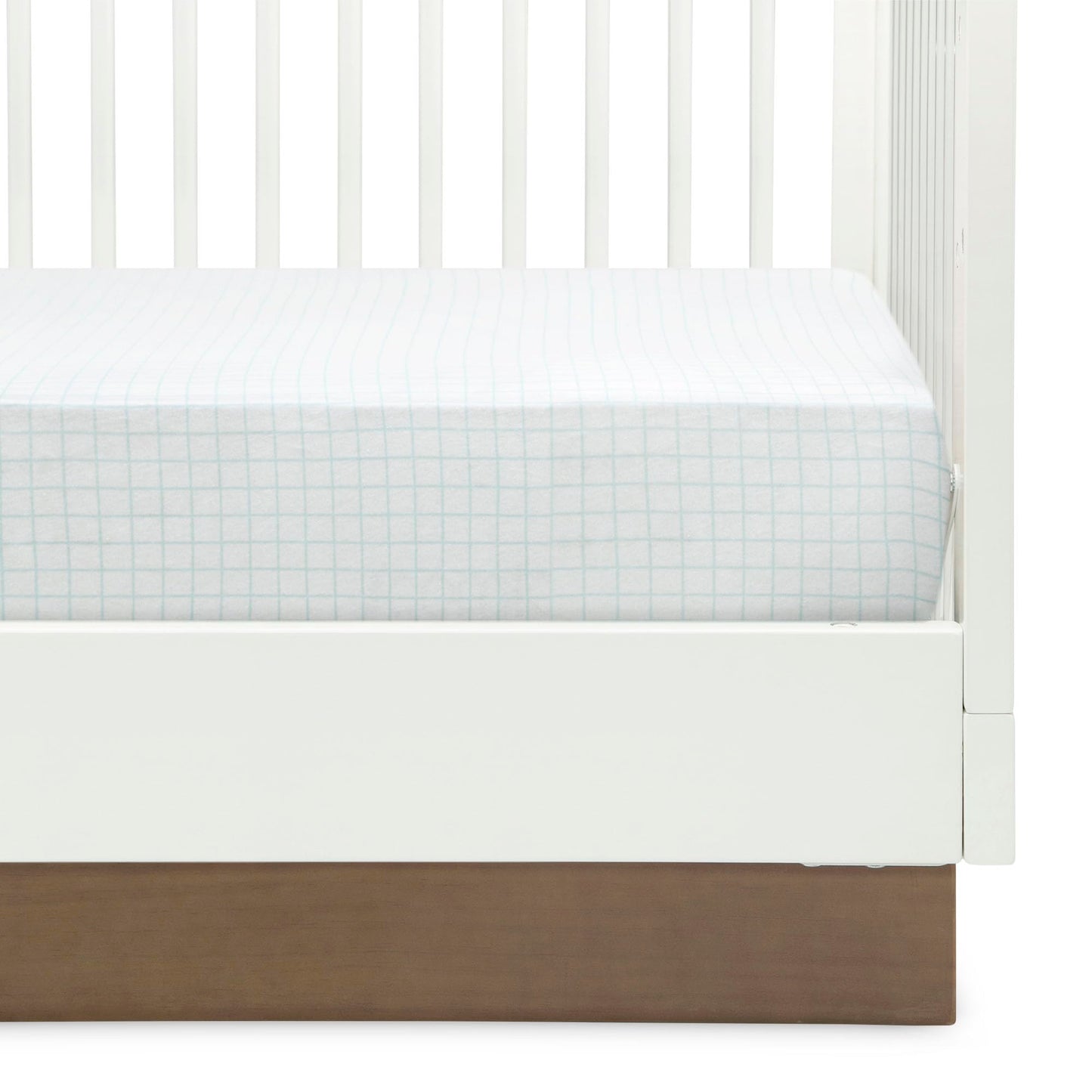 Delta Children Fitted Crib Sheets for Girls and Boys - 100% Organic Cotton Crib Sheet for Standard Crib and Toddler Mattresses - 28x52 Inch - GOTS Certified (Pack of 3), Sea Life