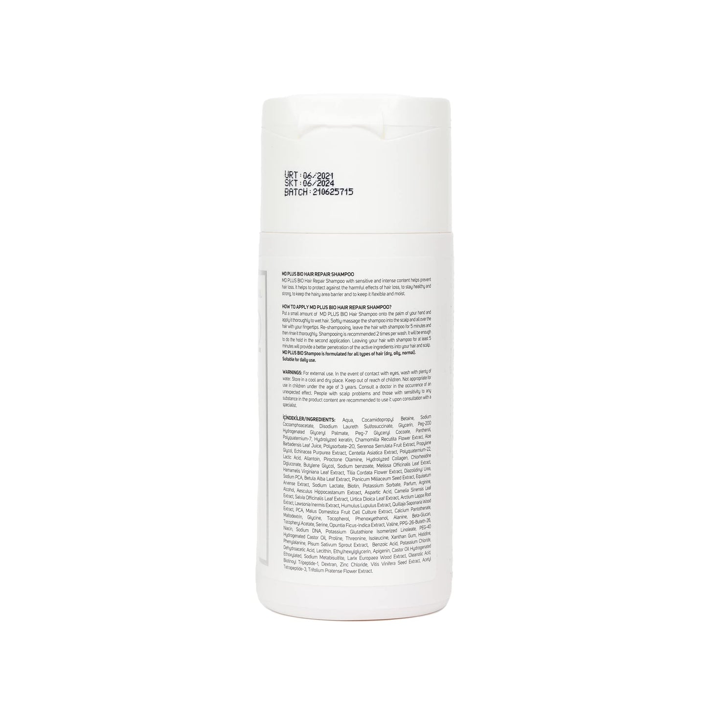 MD PLUS BIO Hair Regrowth Shampoo, Clinically Tested Repair Shampoo, Anti-Thinning Shampoo, Hair Loss Shampoo, Hair Thinning Therapy For Men & Women, Sulfate Free Paraben Free - 5.07 Fl Oz (150 ml)