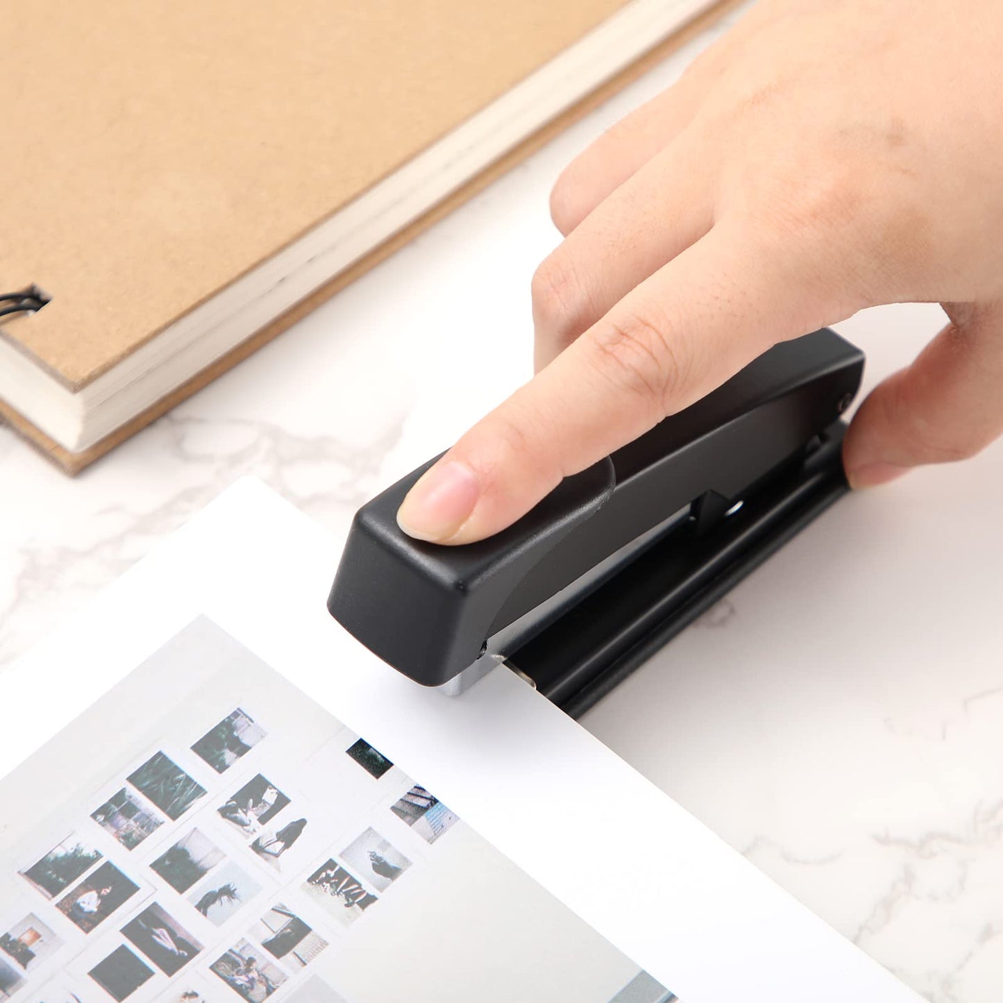 Yahenda 18 Pieces Staplers for Desk Black Stapler Bulk with Staples 20 Sheet Capacity Staplers Compact Desktop Heavy Duty Stapler for Desk Office School