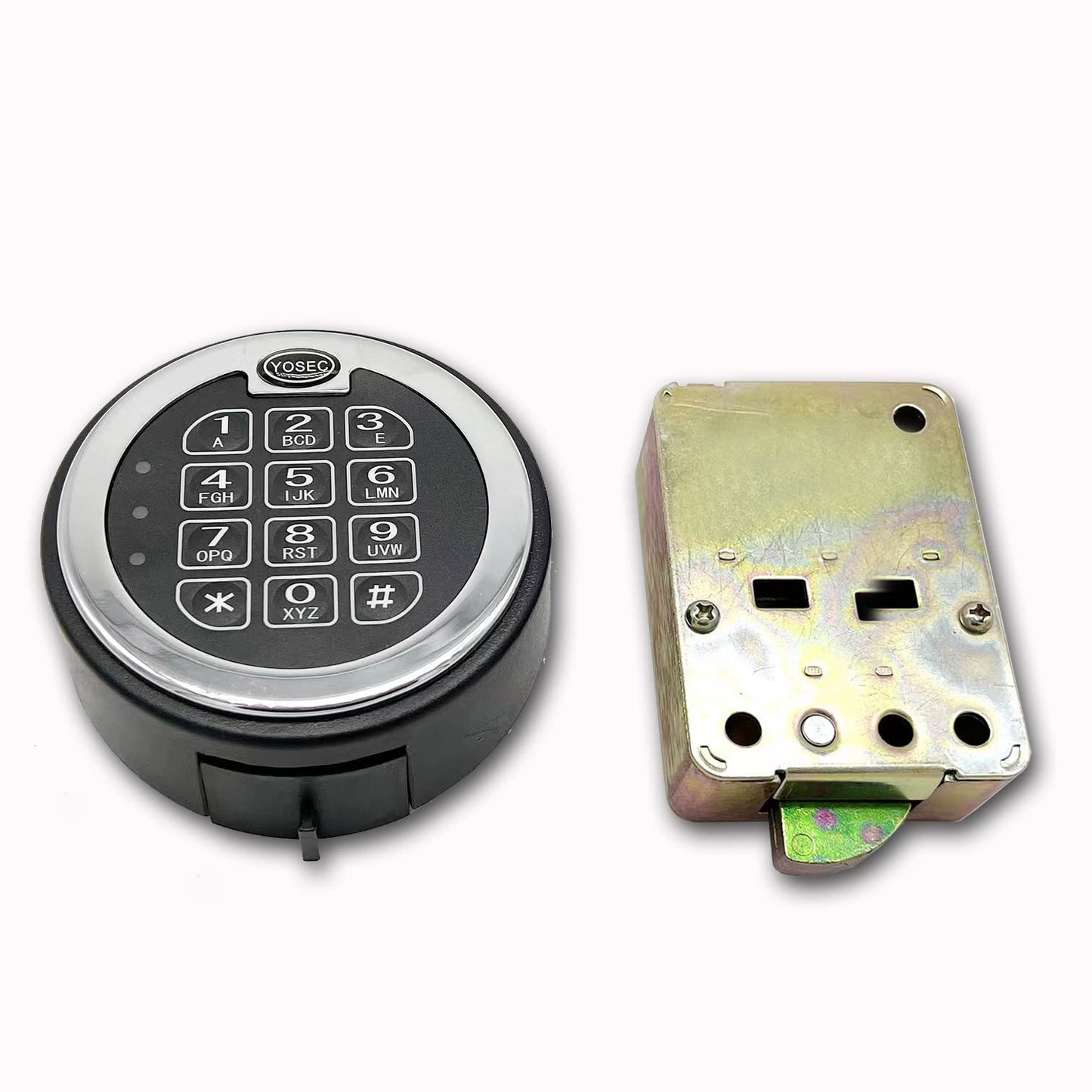 YOSEC Electronic Digital keypad time delay Lock for Safe Box, up to 5 User Codes, time delay from 0-59 Minutes,Dual Control Model