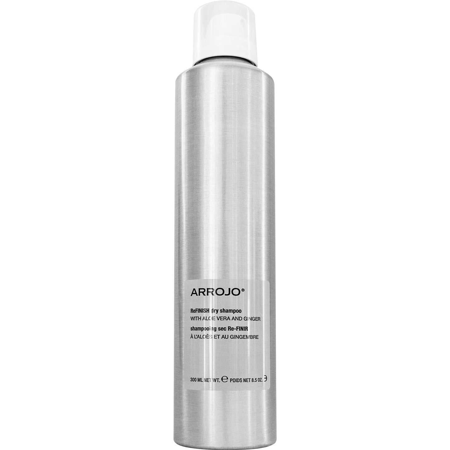 ARROJO ReFINISH Volumizing Dry Shampoo for Women & Men - Revitalizing Large Dry Shampoo Spray w/Invisible Finish â€“ Women & Mens Dry Shampoo for All Hair Types , 8.5 Fl Oz (Pack of 1)