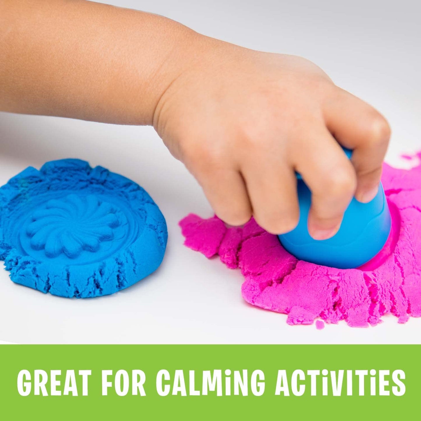 Educational Insights Playfoam Sand Sensory Set - Play Sand Toys for Toddlers, Squishy Sensory Bin Filler for Home or Preschool Classroom, Moldable Crafting Compound, Gifts for Kids Ages 3+