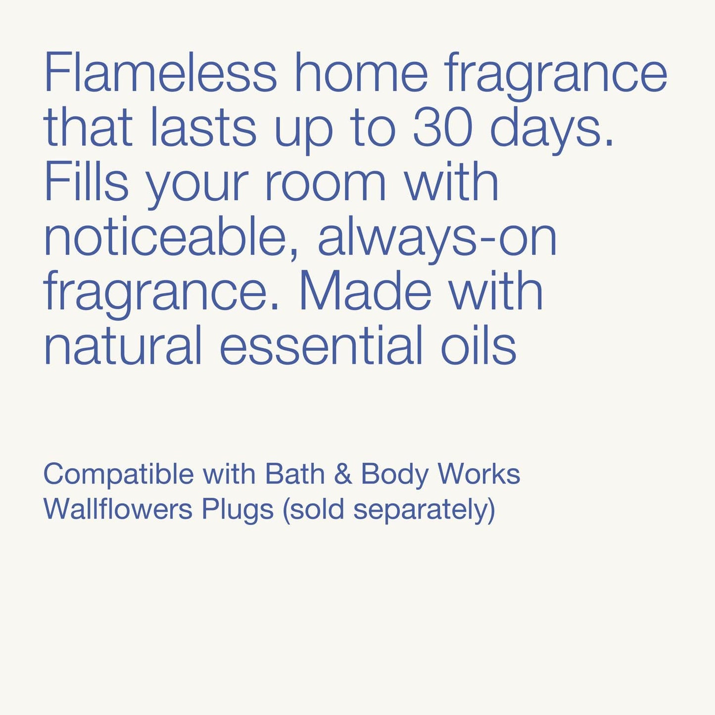 Bath & Body Works Lavender Vanilla Wallflowers Refills - Plug-In Air Freshener Refill for At-Home Use - Always-On Fragrance - Natural Essential Oils - Room-Filling Fragrance - Thoughtful Gift - 6-Pack