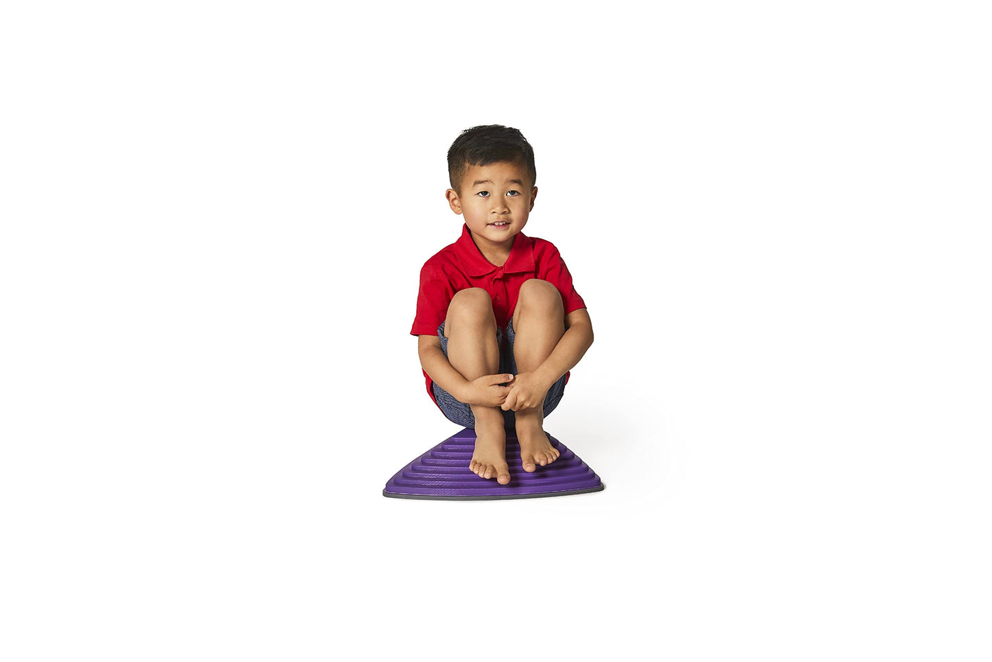 GONGE River Stones - The Original Kids Play Stepping Stones for Balance and Coordination, Non-Slip bottom, Stackable, for Indoor and Outdoor, Set of 6 - Vibrant