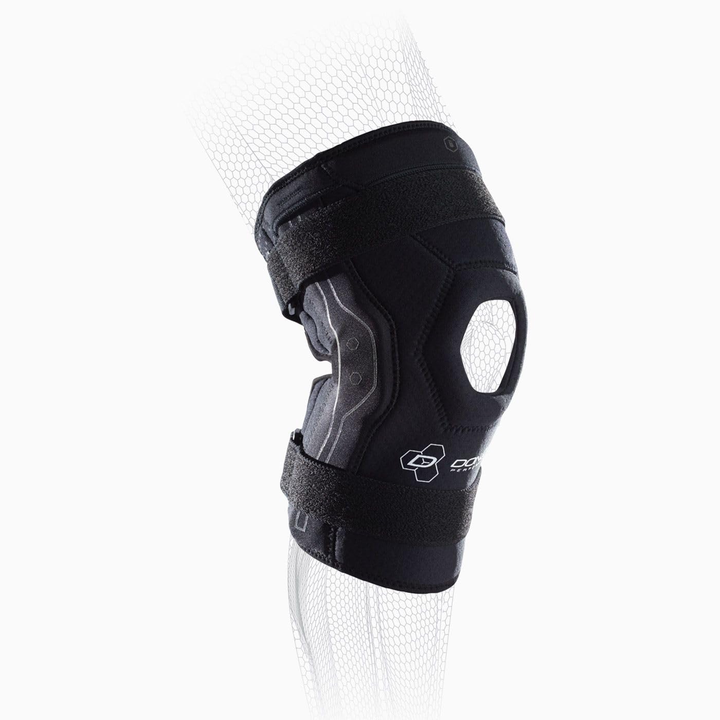 DonJoy Performance Bionic Knee Support Brace: Black, X-Large