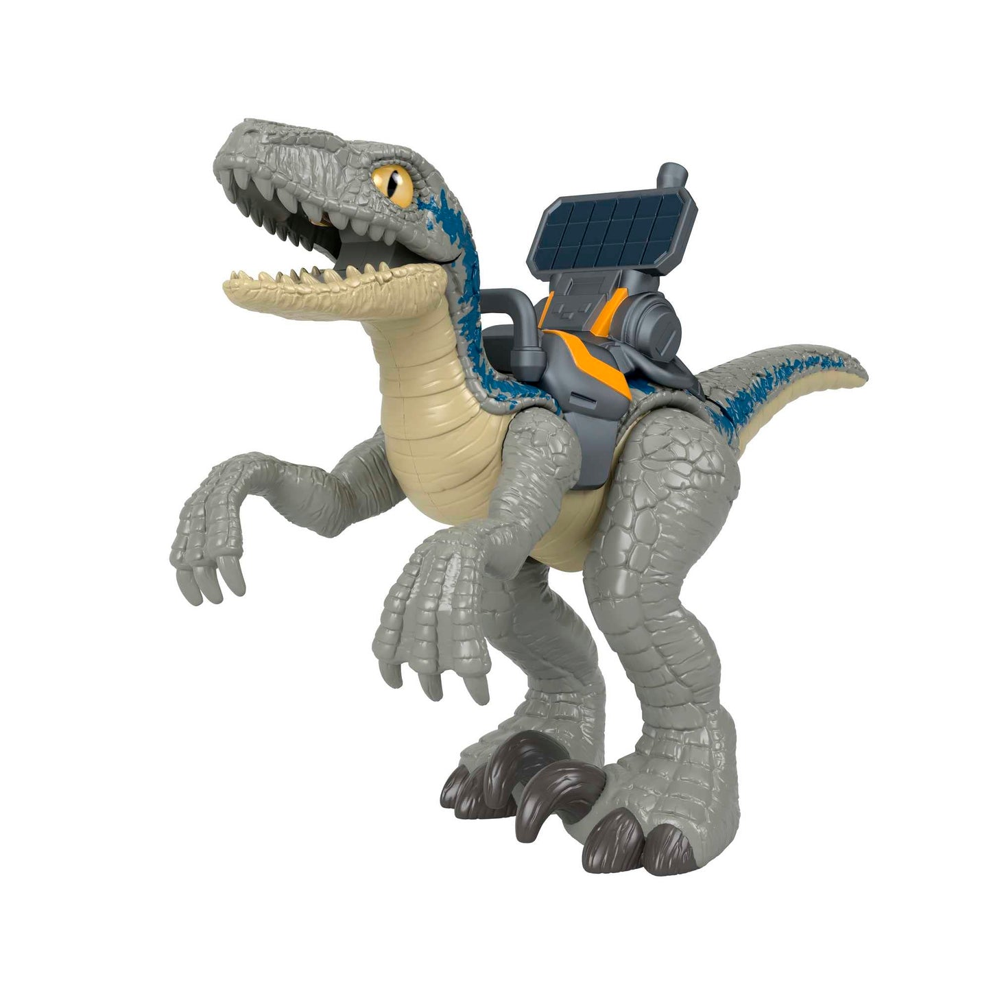Imaginext Jurassic World Dinosaur Toys Track & Trail Dino Pack Play Set with Owen Grady & Blue the Raptor for Ages 3+ Years