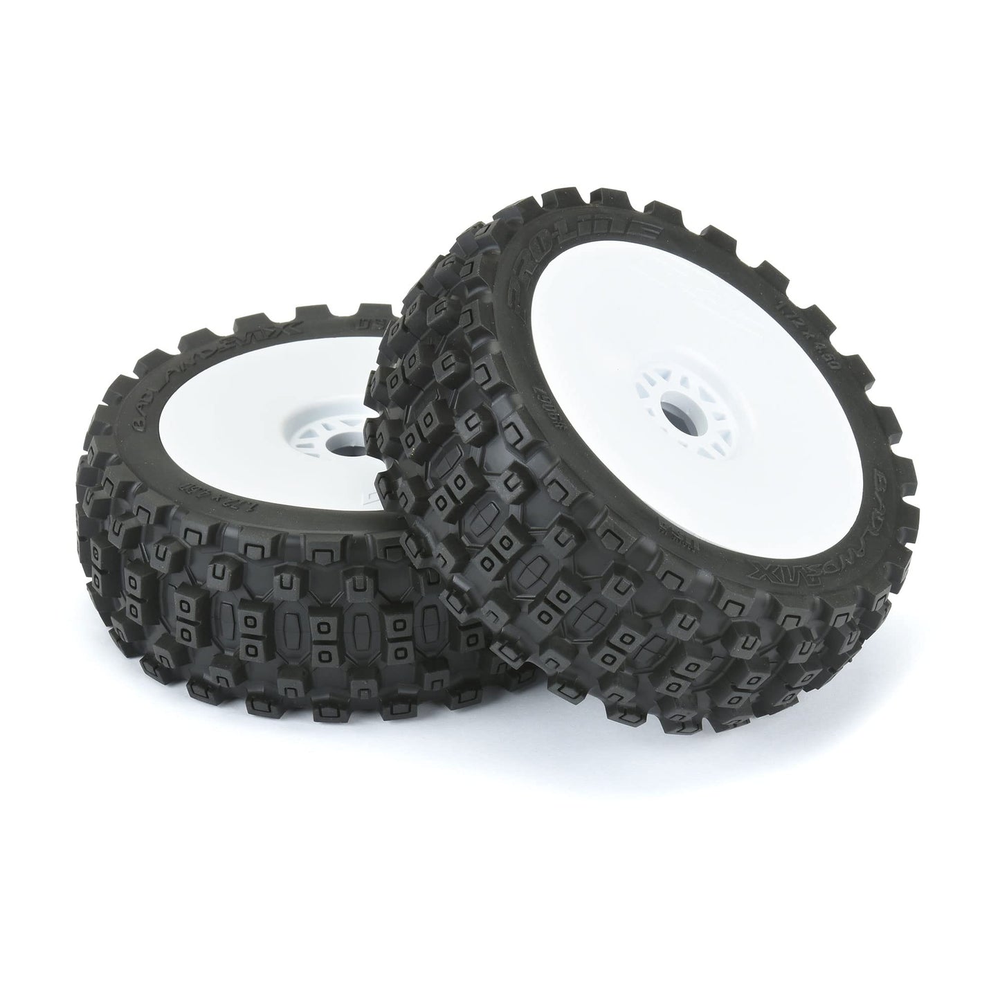 Pro-line Racing Badlands MX M2 18 Buggy MTD White Wheels F/R PRO906731 RC Tire