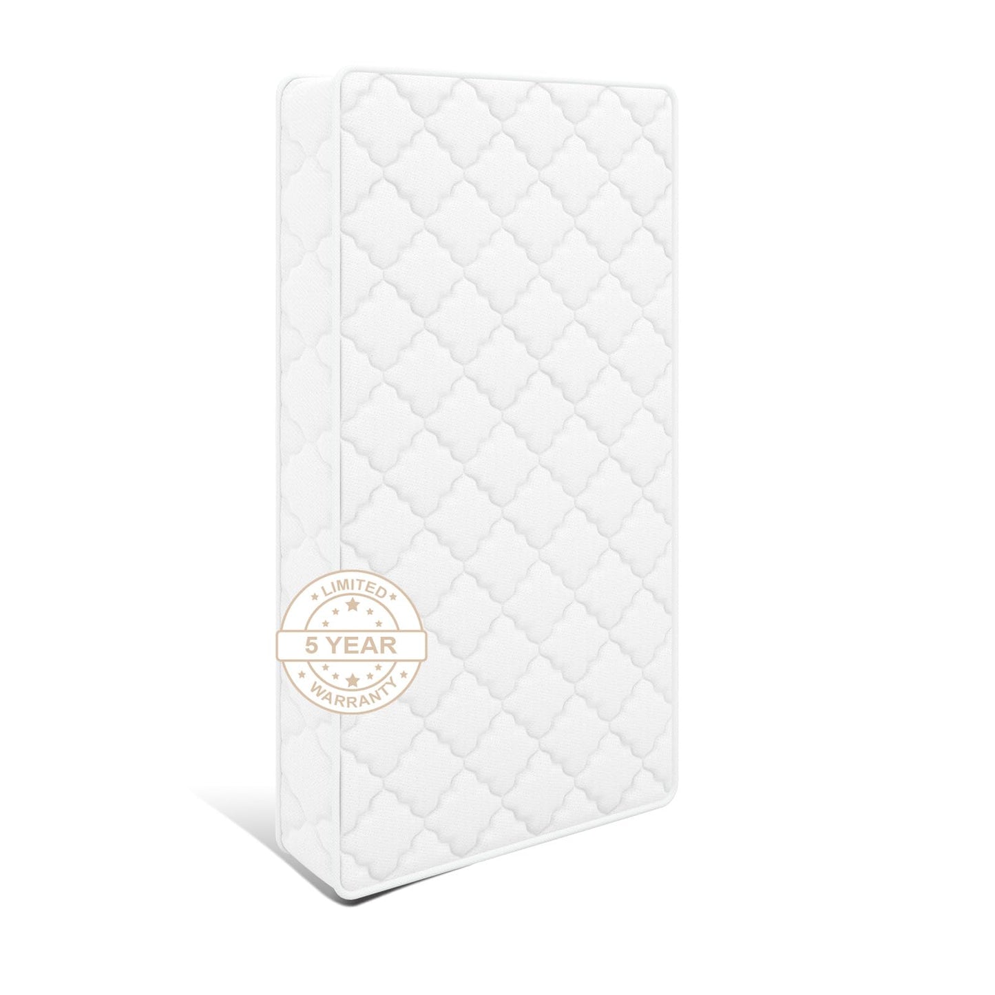 Moonlightfamily 52x27.5 Premium Mattress, NOT for Twin/Twin XL/Full Size Bed,100% Knitted Fabric, 5" Thick Firm Soft High Density Foam Mattress, Odorless and Steady, Edge Reinforced, Pure White
