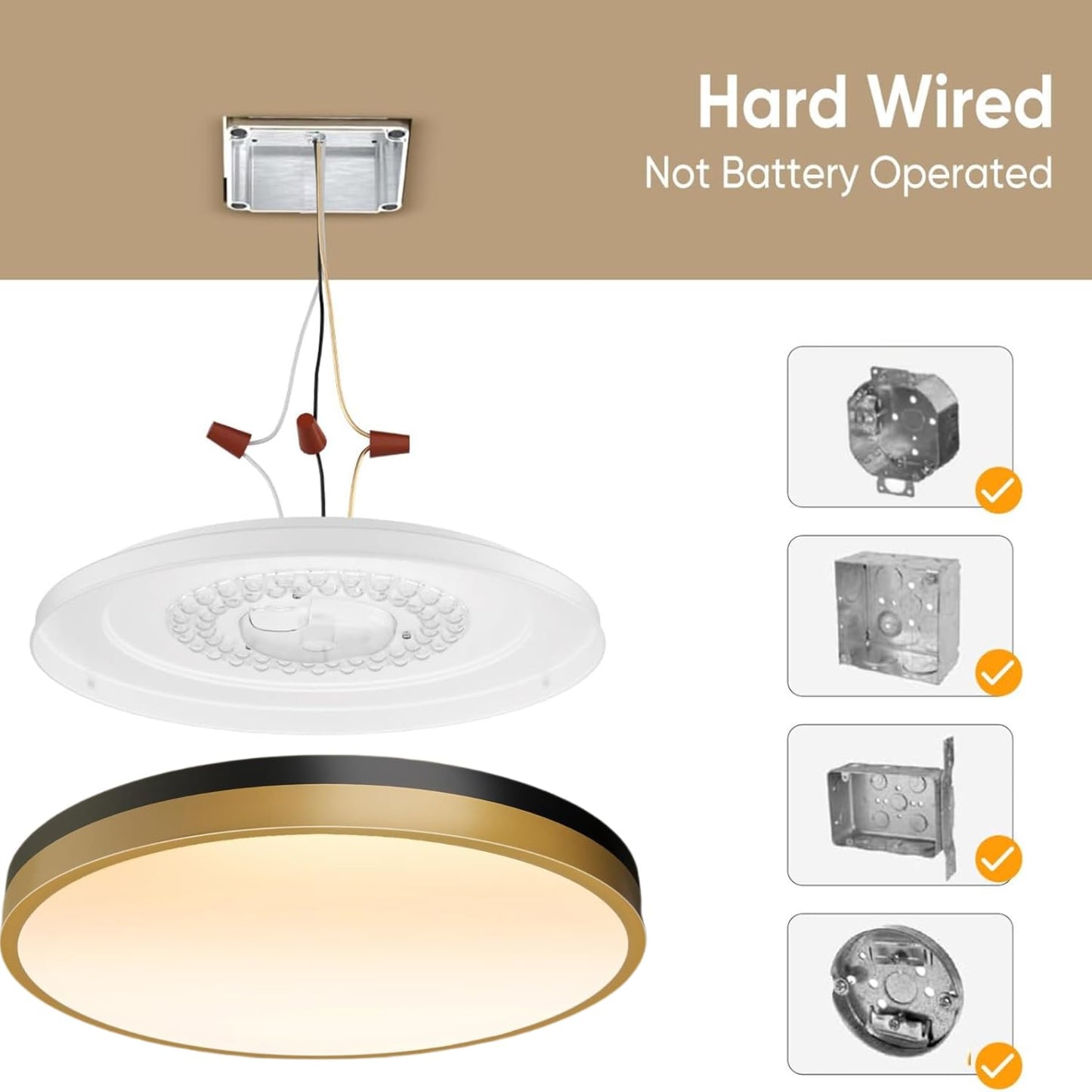 Lightania 15 Inch Flush Mount Ceiling Light with Remote Control & Night Light, 5CCT Dimmable Ceiling Light Fixture, 35W 3500LM 2700K-6500K Adjustable LED Ceiling Lights for Bedroom Kitchen Living Room