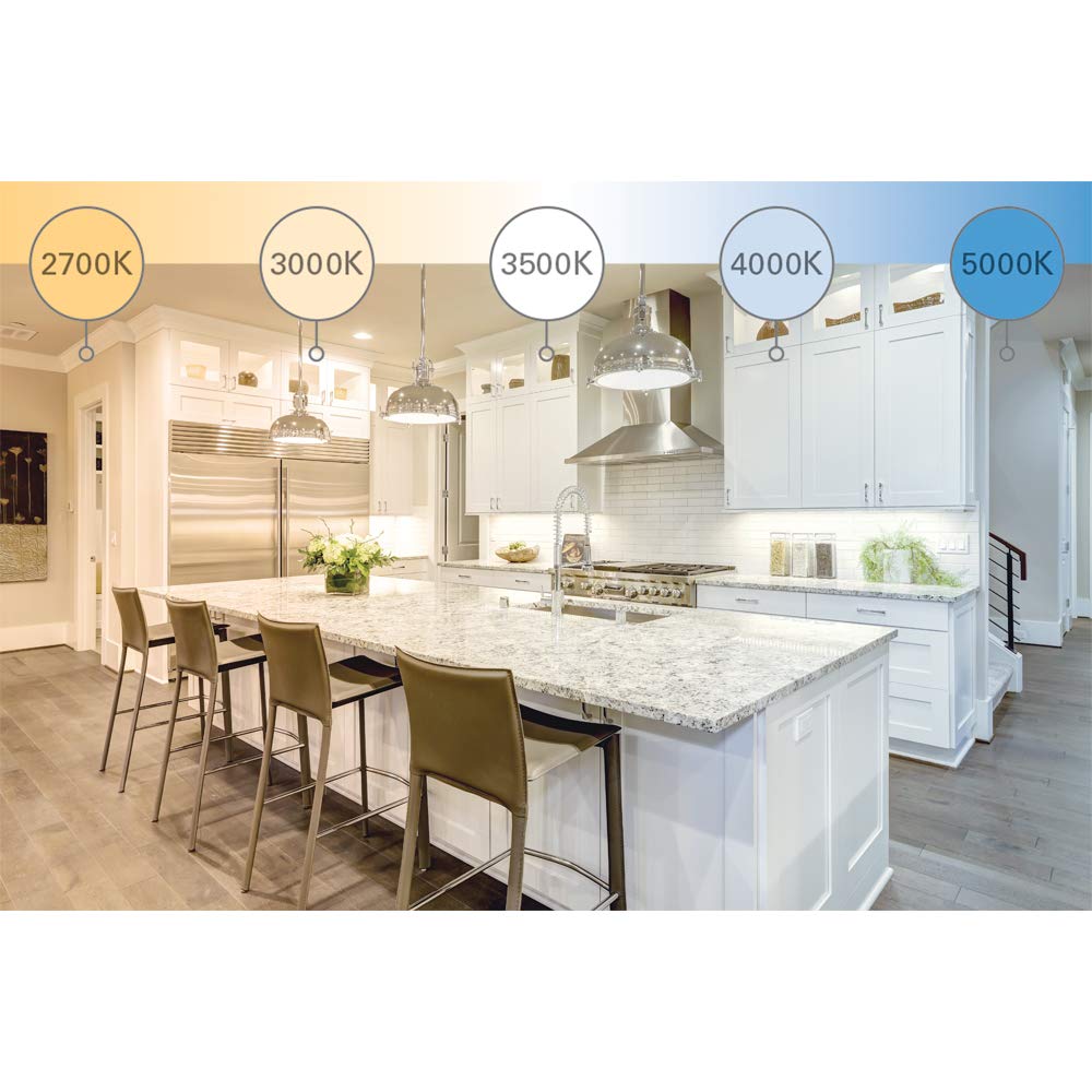 HALO HLB Recessed Lighting 8 Inch LED Ceiling Light, Thin Canless, Dimmable w/Selectable Color Temperatures