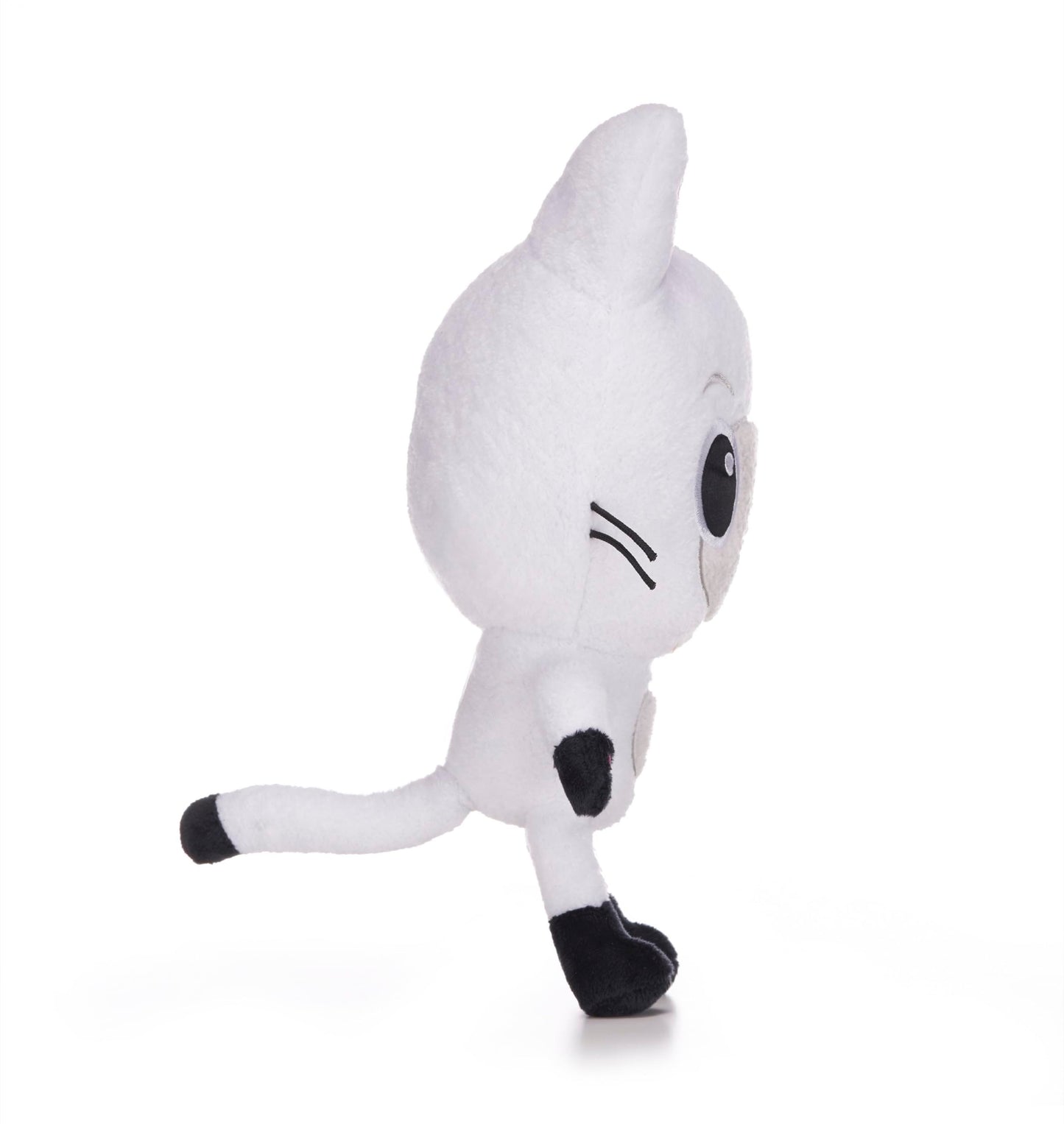 Posh Paws 50105 Gabby's Dollhouse 25cm (10-inches) Pandy Paws Character Soft Plush Toy, White