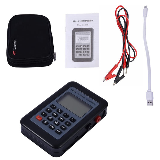 LB02 Resistance Current Voltmeter Signal Generator Source Process Calibrator 4-20mA/0-10V/mV LCD Display Update from LB01 (LB02)