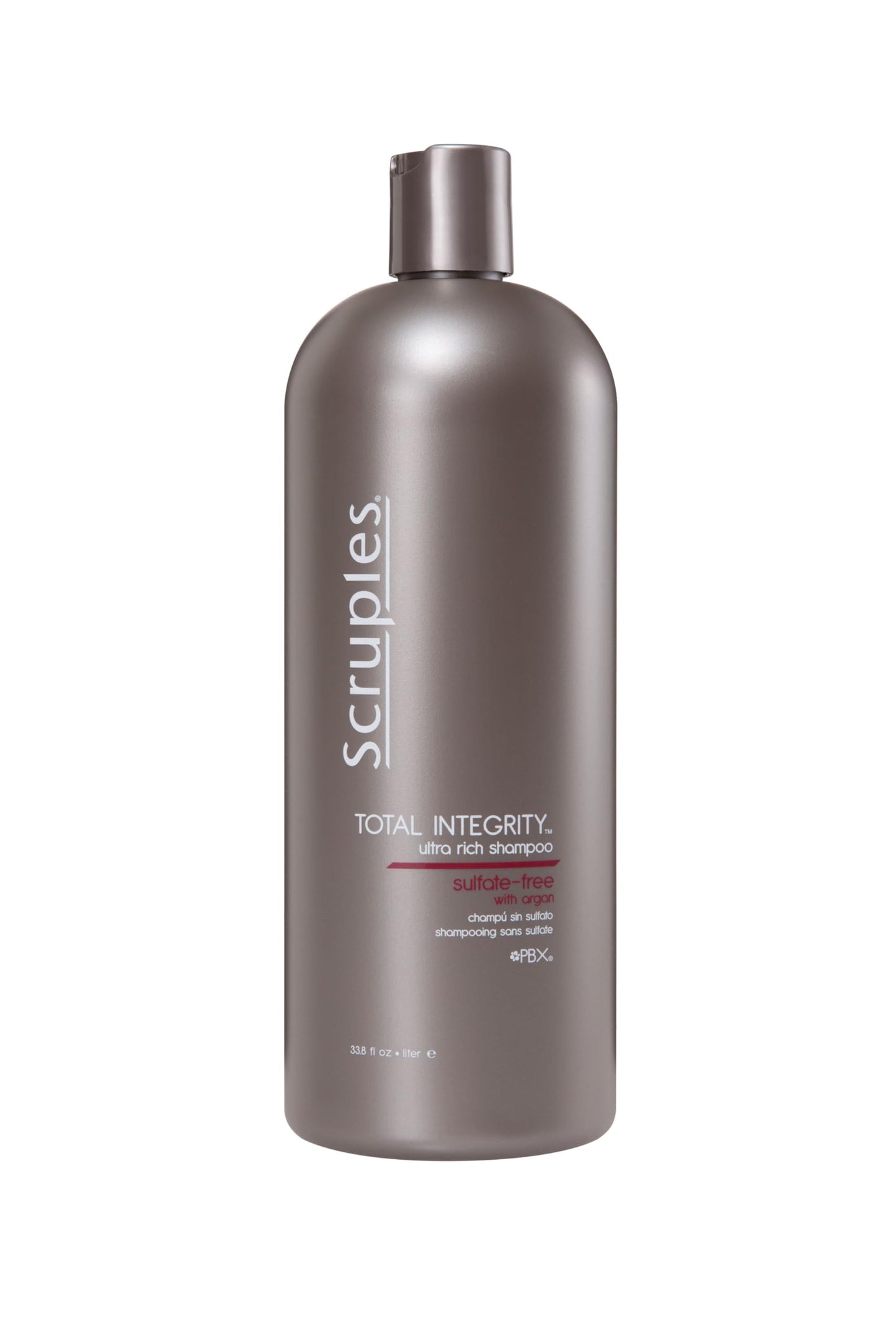 Scruples Total Integrity Shampoo - Professional Argan Oil Shampoo - Nourishes Chemically Treated Hair and Prolongs the Life of Hair Color - Ultra-Rich & Sulfate-Free Color Safe Shampoo (33.8 oz)