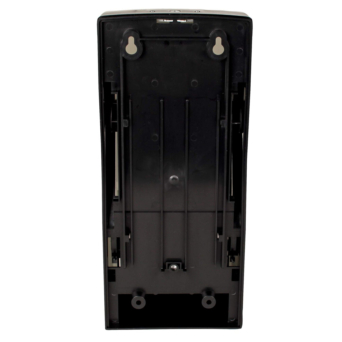 Scott Professional Vertical Standard Roll Toilet Paper Dispenser (09021), Dual Capacity, Black, 6.0"x13.6"x6.6" (Qty 1)