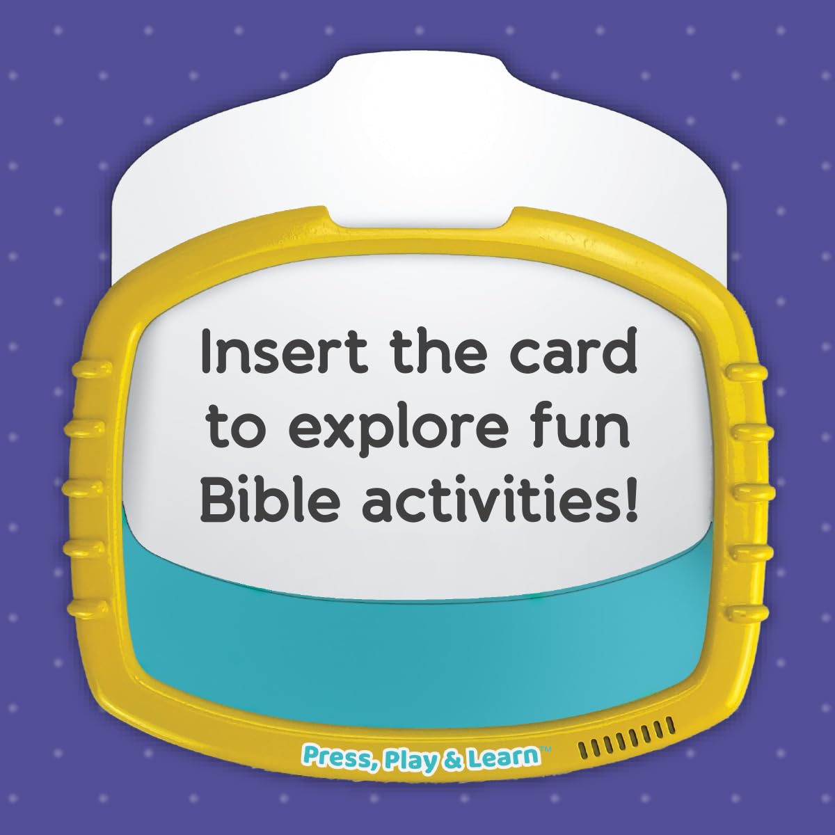 Bible Activity Pad for Kids Ages 4–8 – Read, Press & Learn with Removable Cards and Music