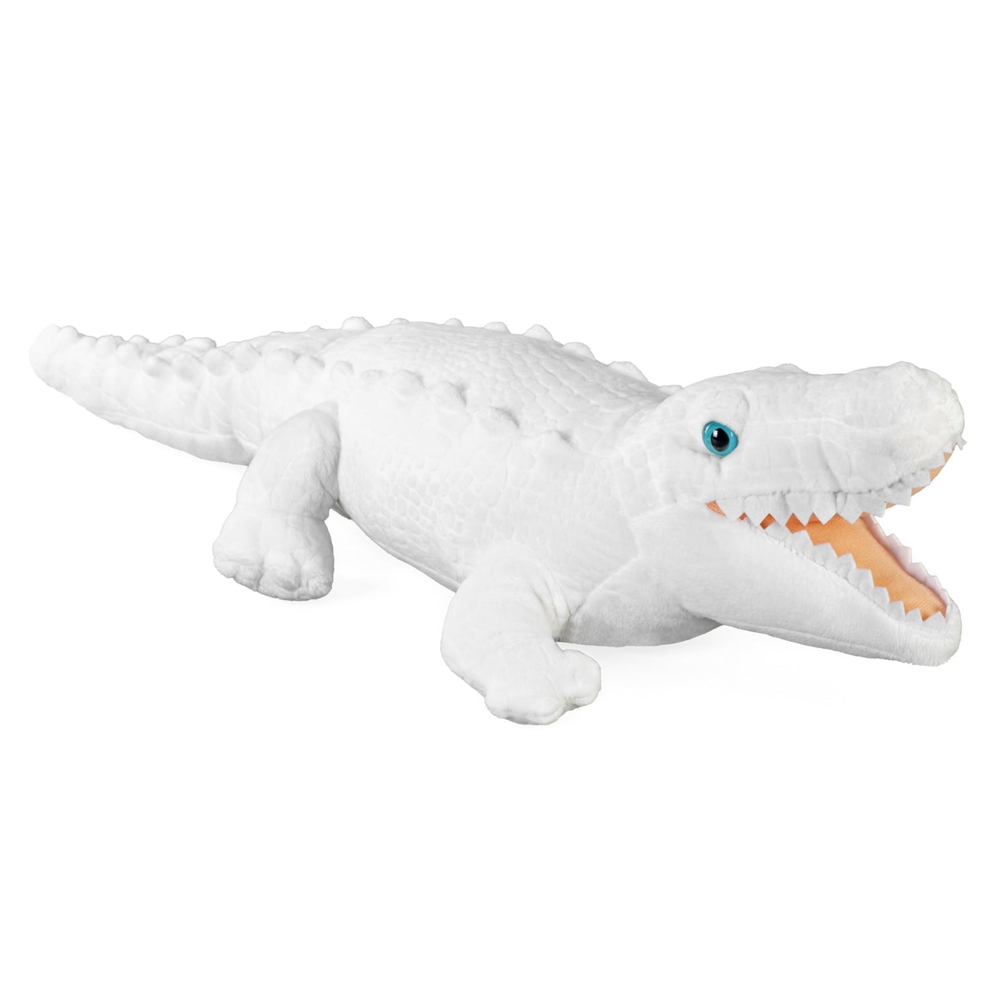 Wild Republic White Alligator Plush, Stuffed Animal, Plush Toy, Gifts for Kids, Cuddlekins 24 Inches