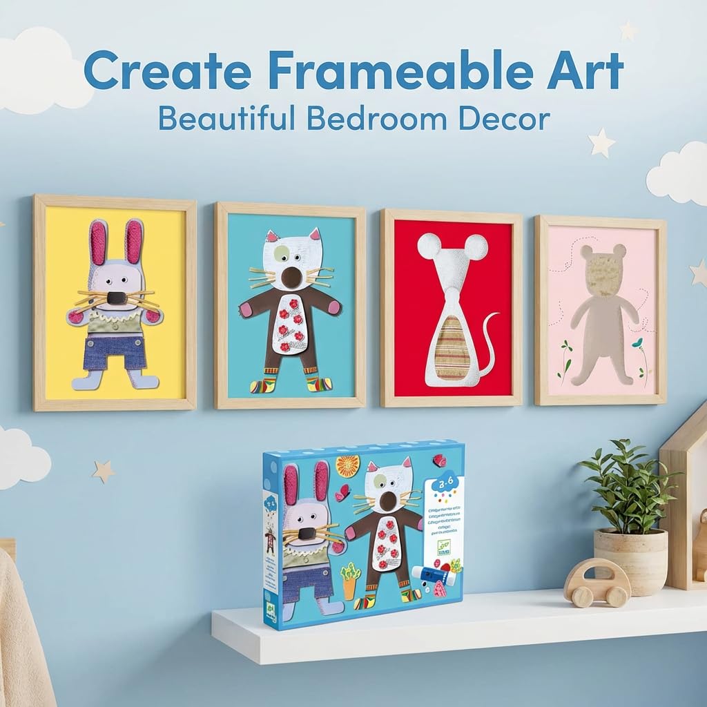 DJECO Le Petite Artist Collages for Little Ones Activity Set