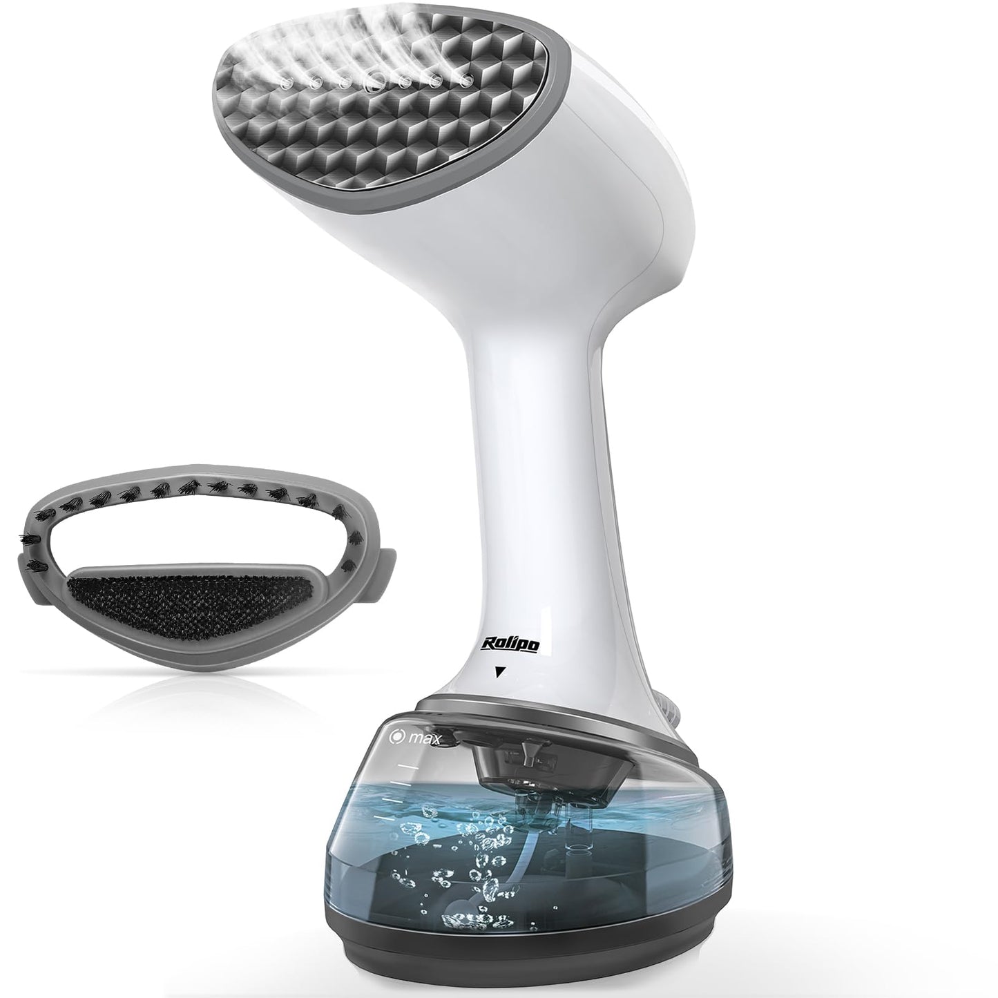 Rolipo Steamer for Clothes 1350W, Portable Handheld Clothes Steamer for Home & Travel, Upgraded 400ML Tank, Fast Heat-Up Wrinkle Remover with Leak-Proof Design