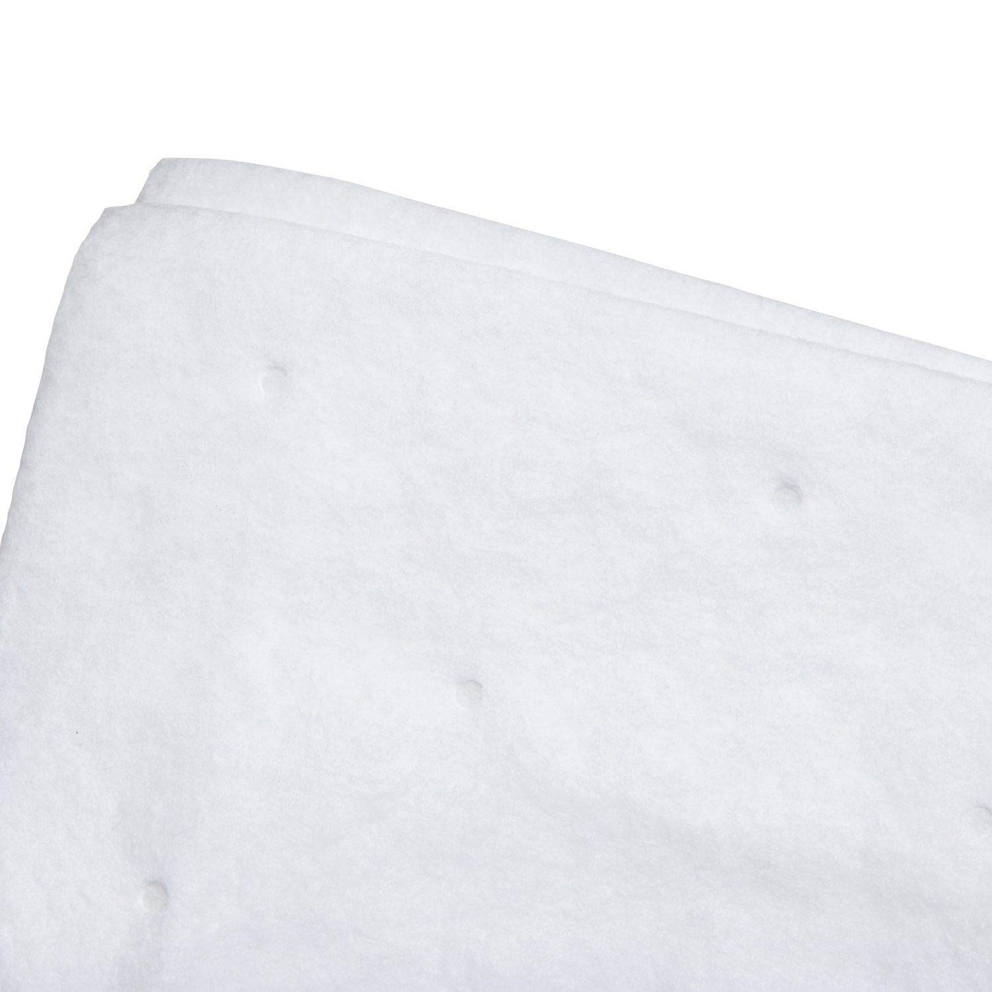 3M Petroleum Sorbent Pad HP-156, High Capacity, White