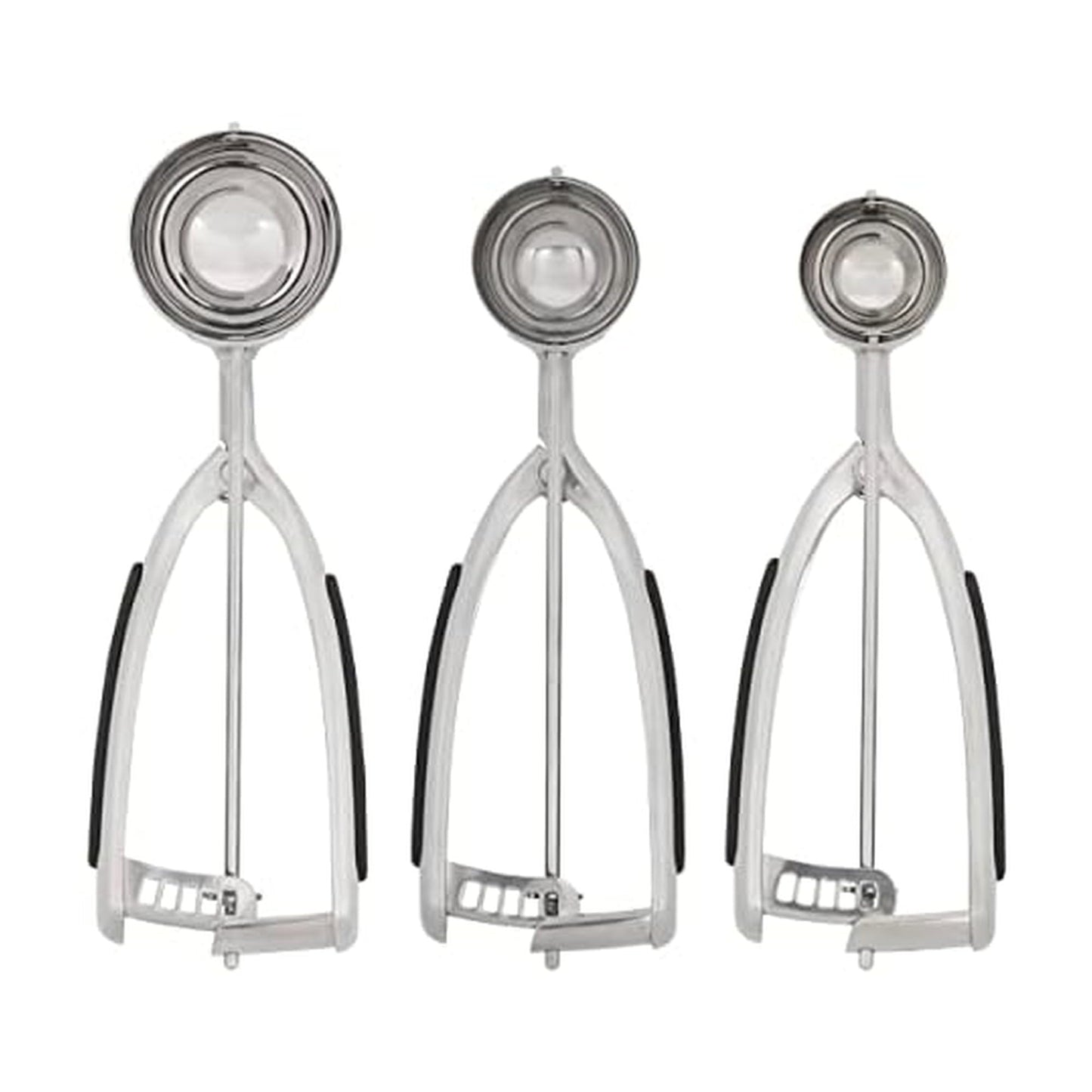 KitchenAid Cookie Dough Scoop Set, Set Of 3, Black