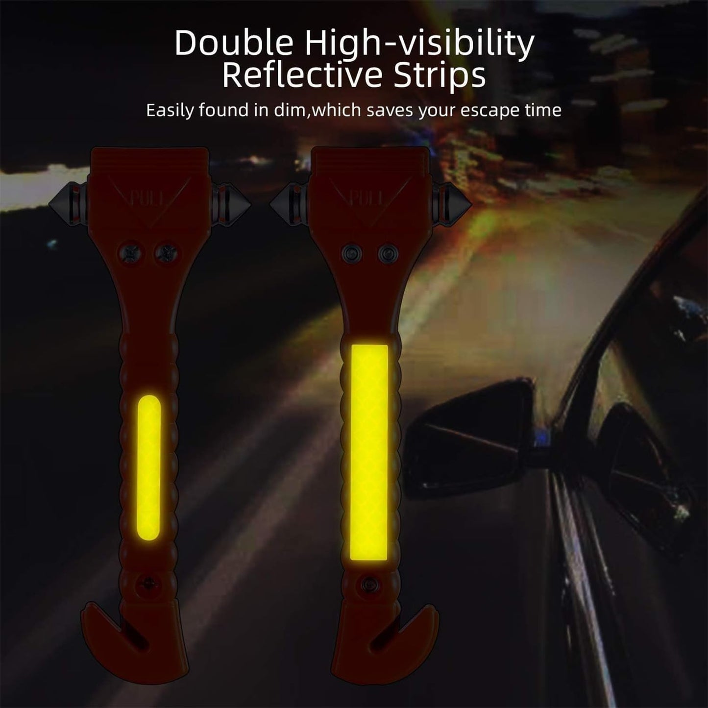 ZHSX 20 Pack Car Safety Hammer, 2 in 1 Car Escape Tool Seatbelt Cutter and Car Window Glass Hammer Breaker for Home Rescue and Car Emergency Escape Tools