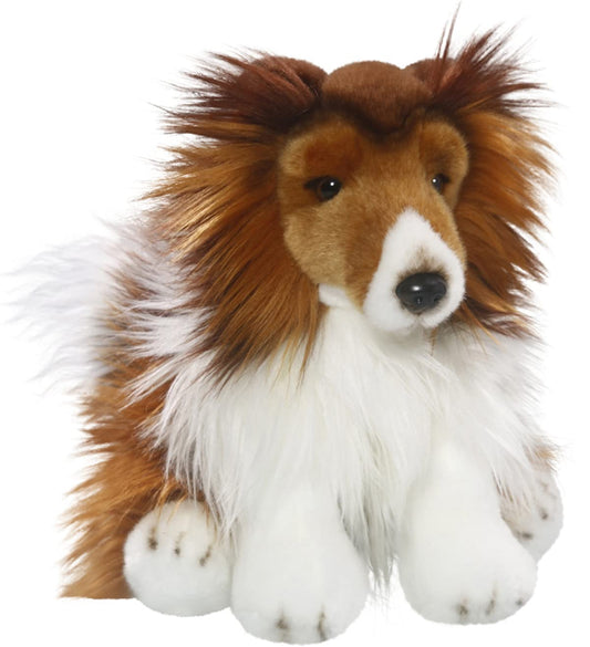 Carl Dick Rough Collie Dog 10 inches, 25cm, Plush Toy, Soft Toy, Stuffed Animal 3345