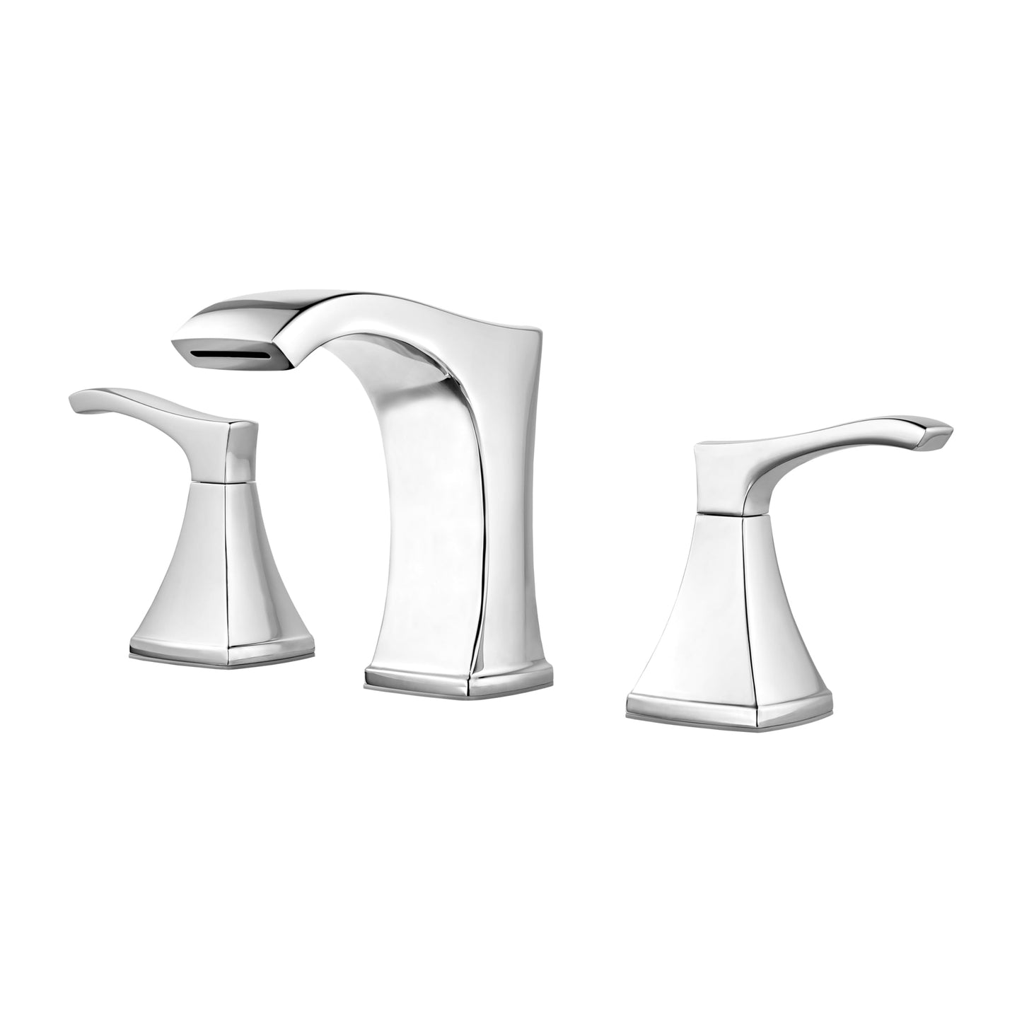 Pfister Venturi Bathroom Sink Faucet, 8-Inch Widespread, 2-Handle, 3-Hole, Polished Chrome Finish, LF049VNCC