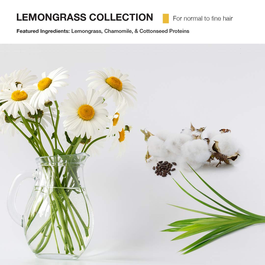 MOP Lemongrass Volume Shampoo No Parabens No Sulfates, Lemon, 33.8 fl. oz.