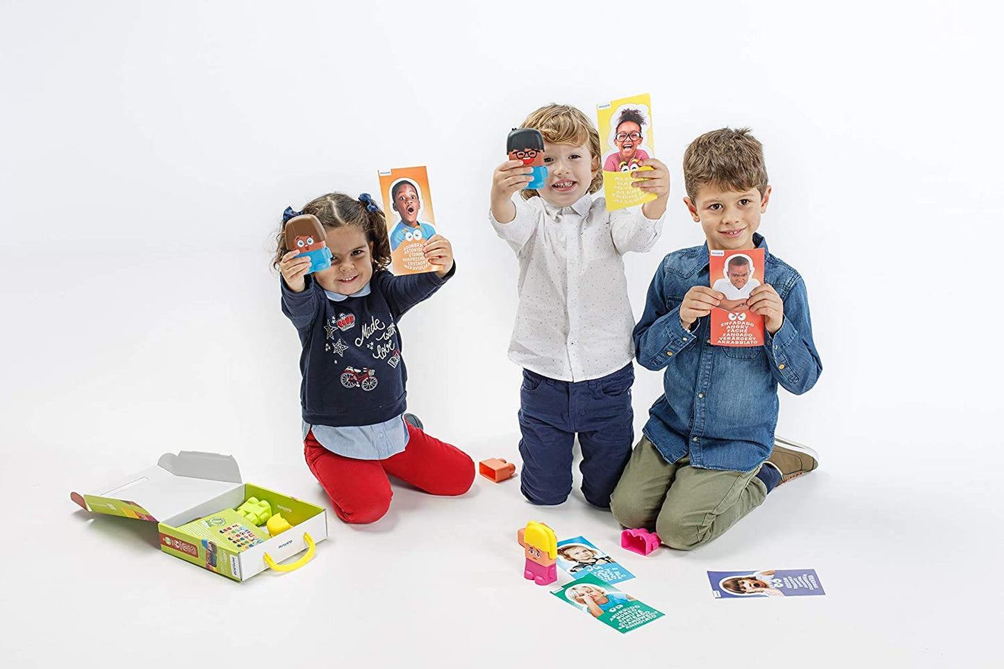 Miniland Emotiblocks Basic Emotions Toy