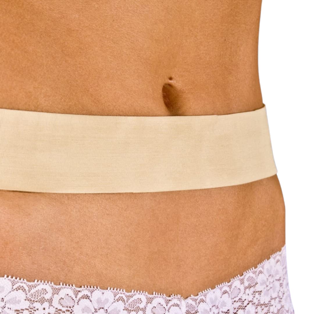 NewGel Advanced Silicone Professional Scar Treatment Tape by MyNewGel, Ultra-Thick, for Abdomen, C-Section, Keloids, Burns, Reusable, 2" x 24" Strip - Beige