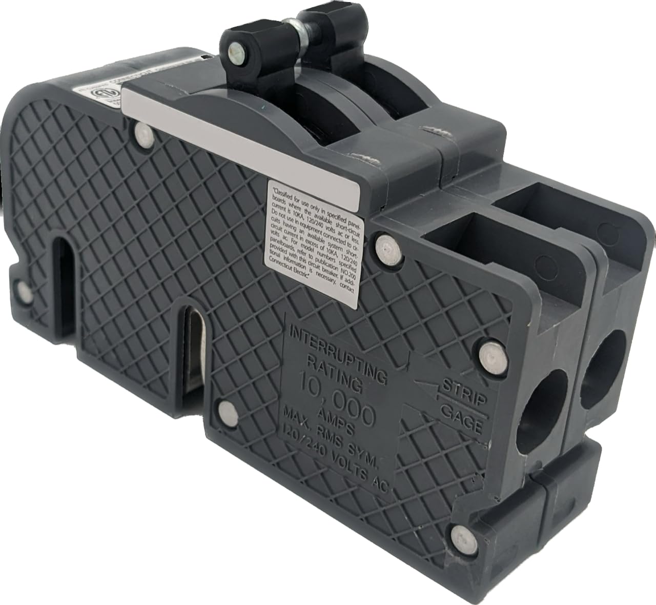 Connecticut Electric UBIZ250-1 - 50 Amp 1-1/2 in 2-Pole Zinsco QC50 Compatible Circuit Breaker, ETL Listed, Safe & Reliable Replacement