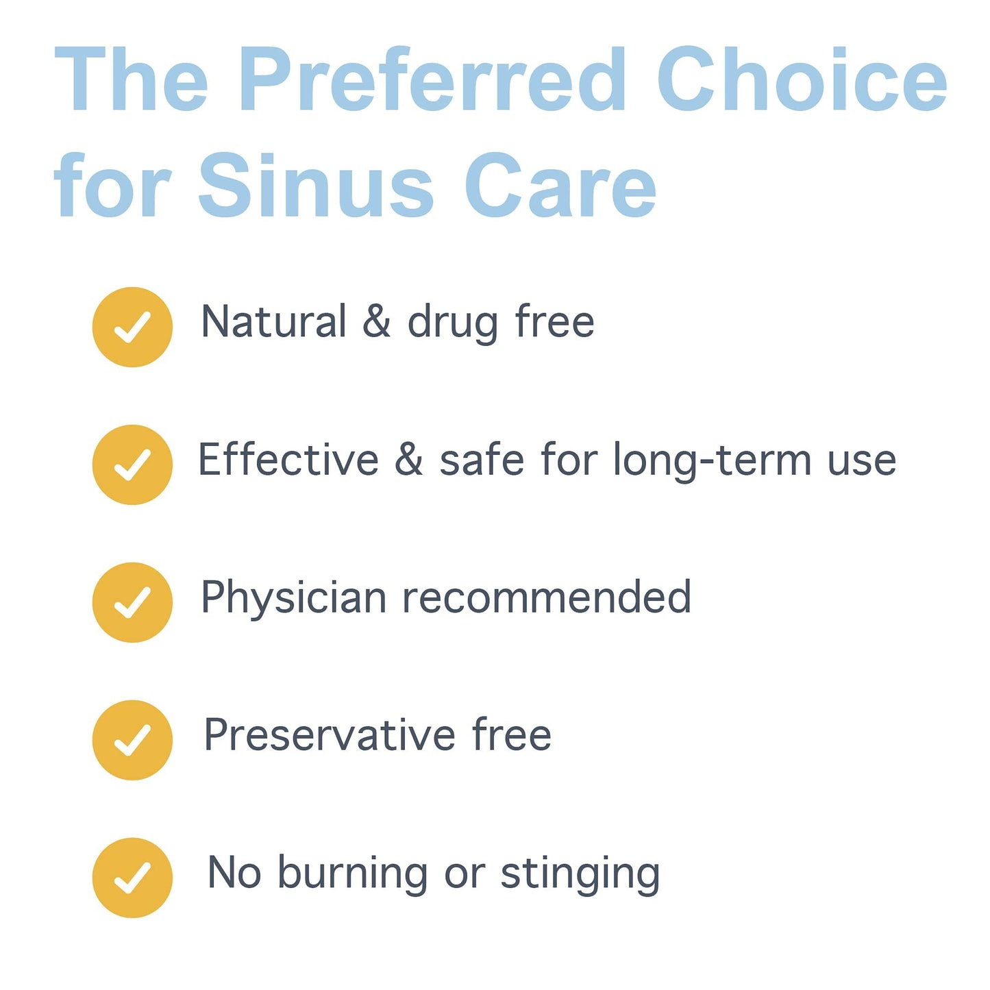 SinuAir Sinus Rinse Salt Solution - Saline Powder for SinuPulse System, Neti Pot Flush, Nasal Wash Squeeze Bottle, & Nose Irrigation, Enhanced Formulation & Cleaning for Sinuses, 180 Packets