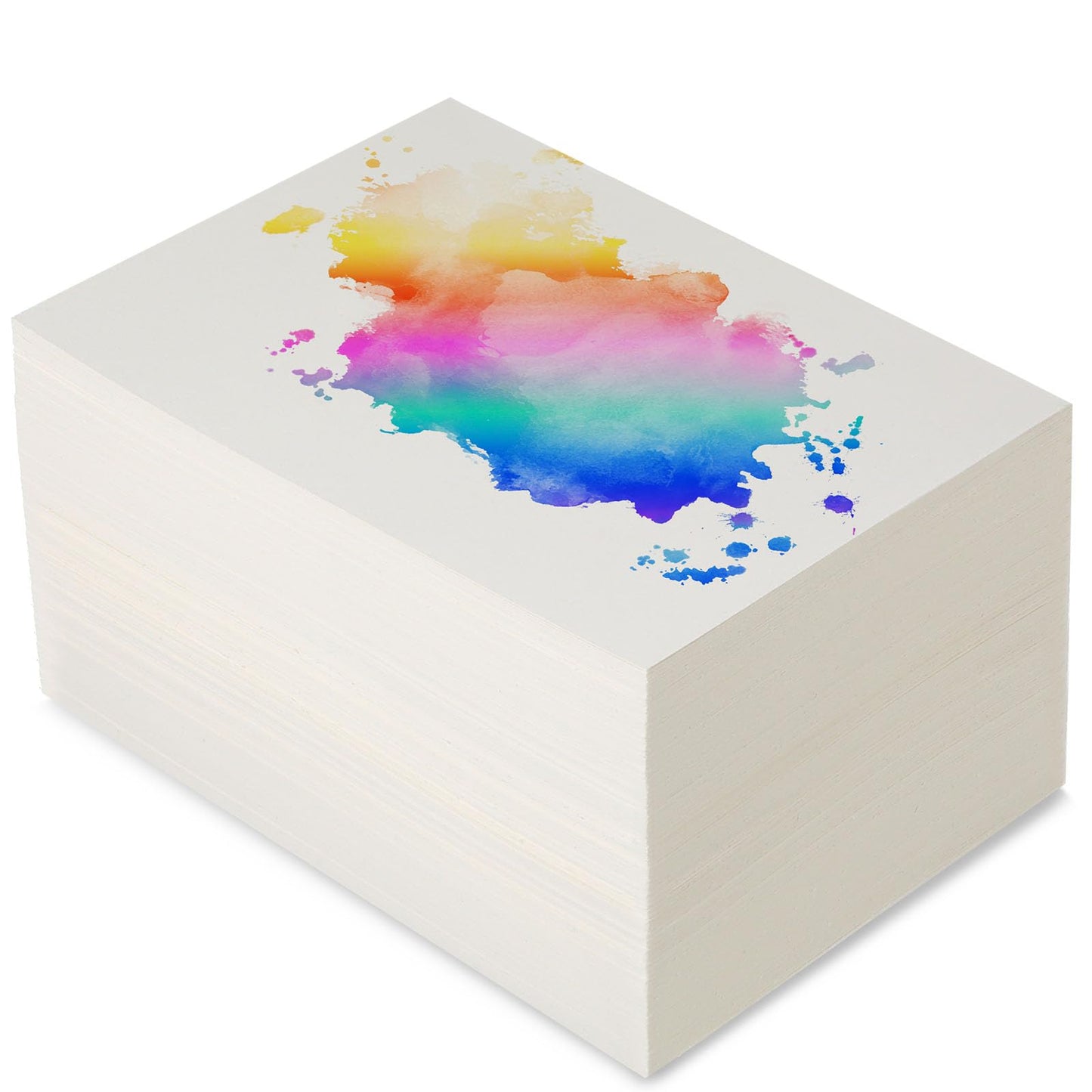 Outus 500 Sheets Bulk Watercolor Paper White Cold Press Painting Paper Cotton Paper Painting Drawing Finger Paint Sketch Art Crafts for Artist Men Women(5 x 7 Inch)