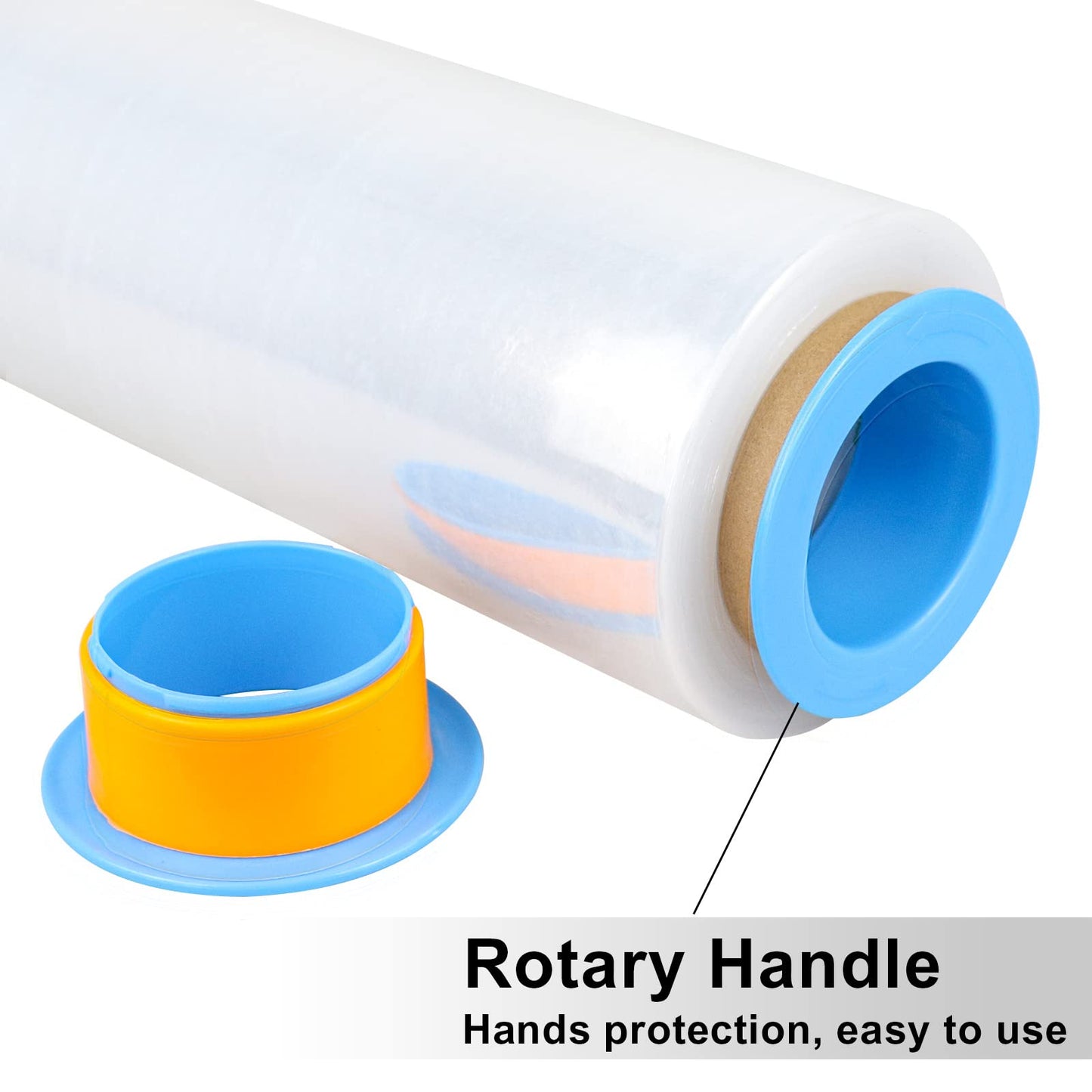 BOMEI PACK Clear Stretch Wrap Industrial Strength 12" x 1000 Ft 3 Pack - 80 Gauge Thick - Clear Plastic Cling, Stretch Film Rolls for Packaging Moving Packing Pallets