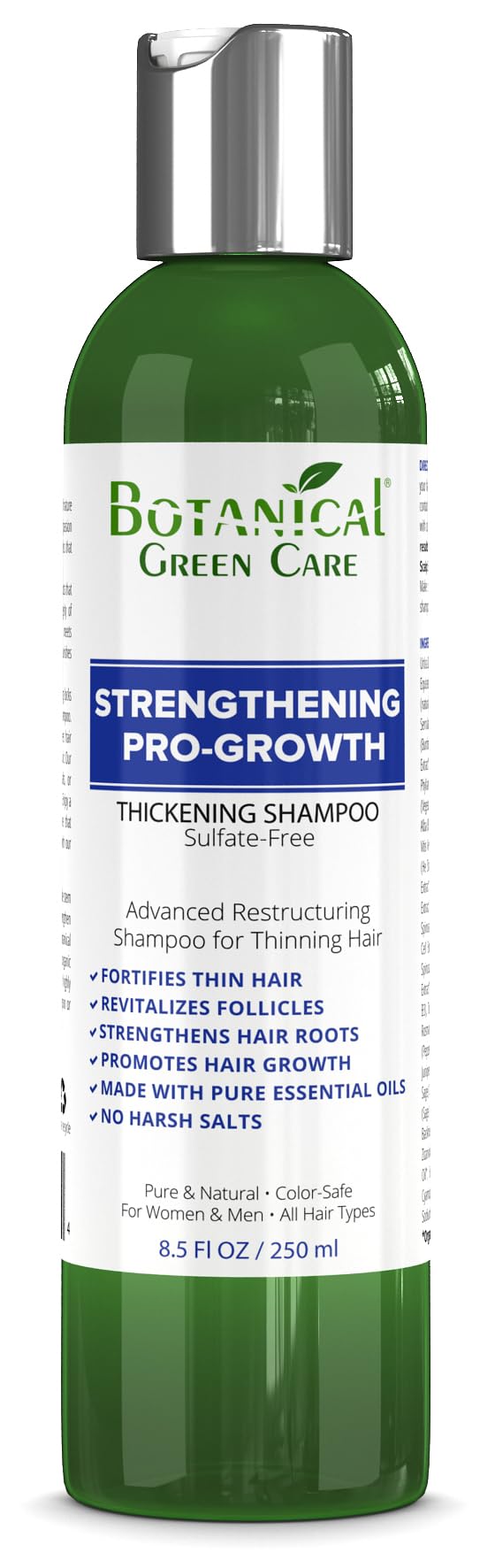 Strengthening Pro-Growth Shampoo, Hair Loss Therapy. Thickening Shampoo for Thinning Hair, Hair Loss Shampoo