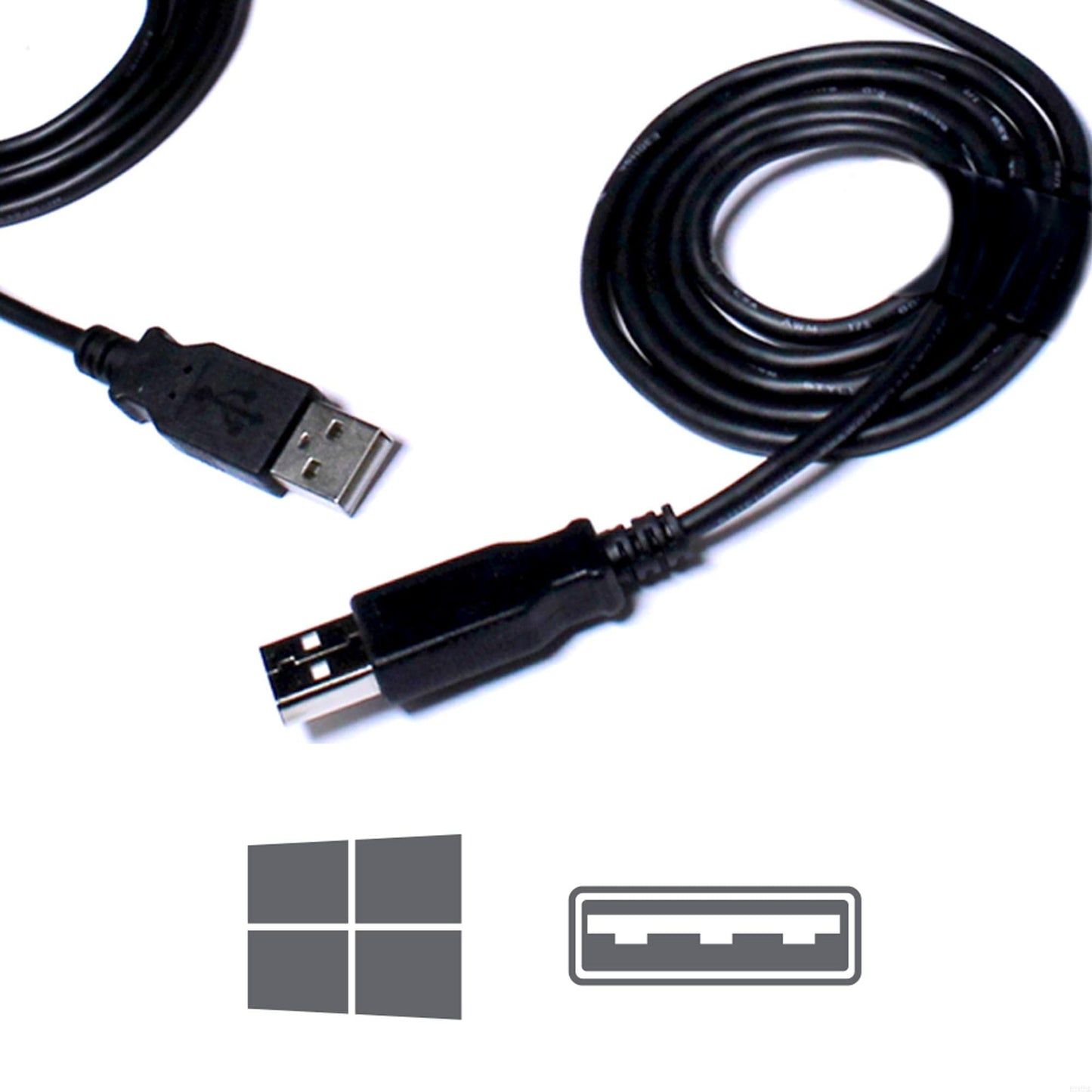 Plugable USB Transfer Cable, Unlimited Use, Transfer Data Between 2 Windows PC's, Compatible with Windows 11, 10, 7, XP, Bravura Easy Computer Sync Software Included
