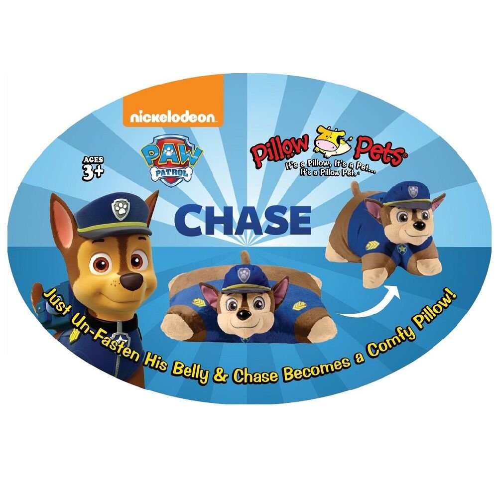 Pillow Pets 01202410H Paw Patrol Chase Nickelodeon 16 Police Dog Plush