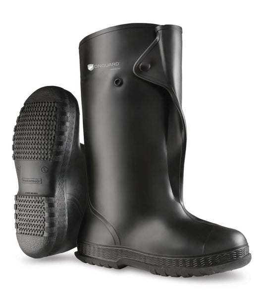 DUNLOP ONGUARD, 17" Black Overshoe 4-way Cleated outsole, 8603000.LG, Size LG US